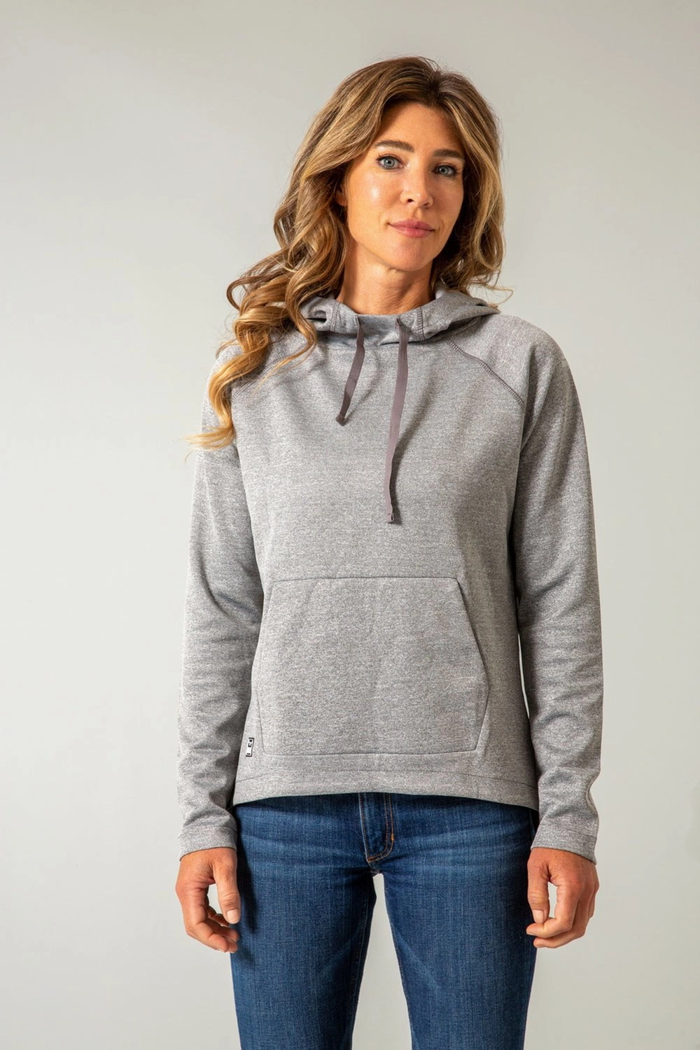 Smart Casual Piece MagneticClosureSystem Kimes Ranch Womens Sedona Grey Heather 100% Polyester Hoodie