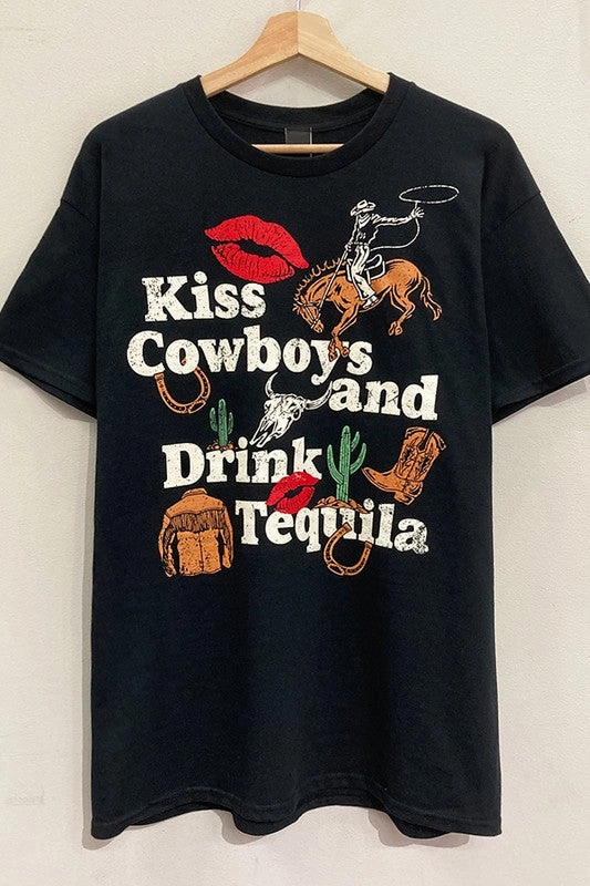 Kiss Cowboys Graphic Tee S-XL Compression Fit Engineering FrictionResistantEdges