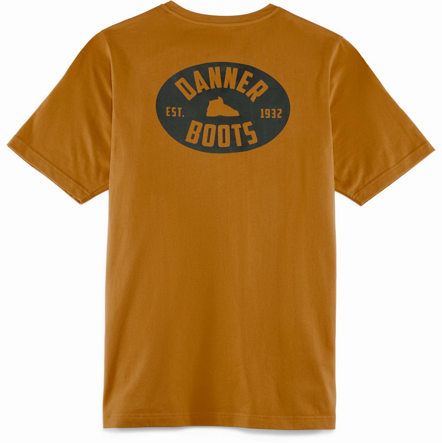 Drop Shoulder Design funky Danner Mens 1932 Tee Mustard 100% Cotton S/S T-Shirt
