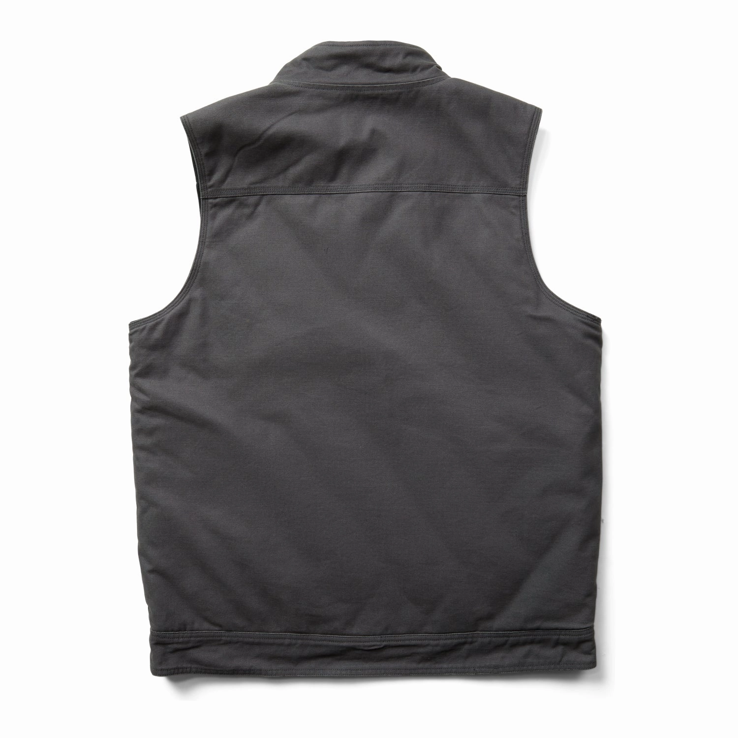 Wolverine Mens Granite 100% Cotton Lockhart Vest Stand Collar WaterResistant Coating