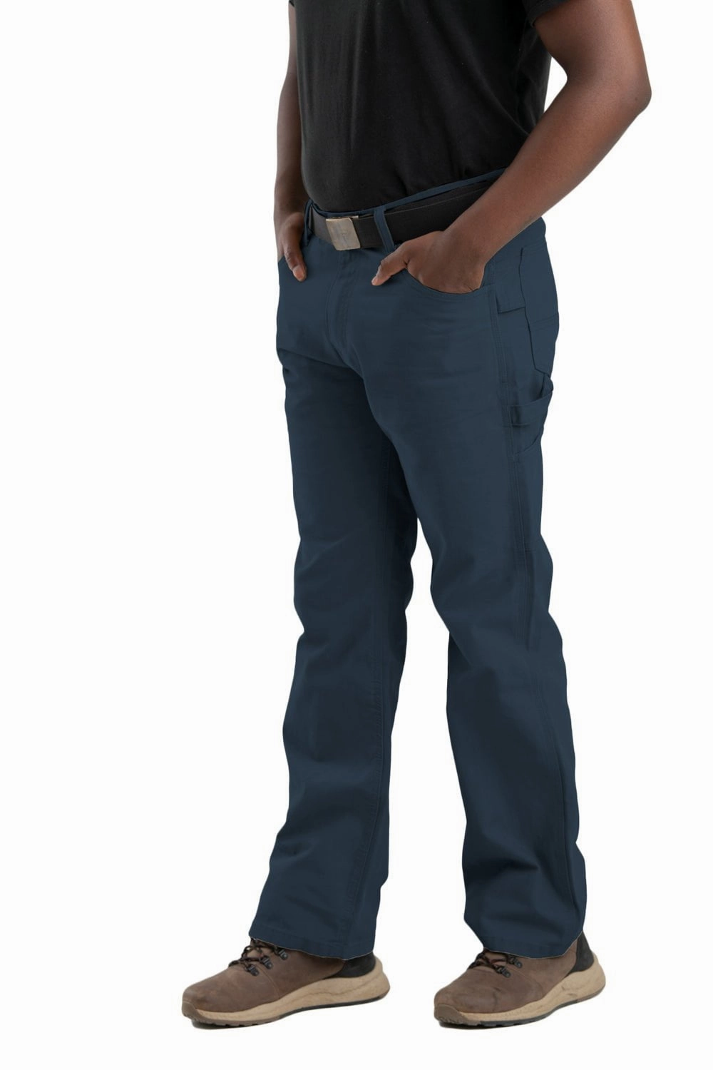 High Quality Bold Look Summer Vibes Pure Comfort Berne Mens Navy 100% Cotton Duck Carpenter Pant Jean