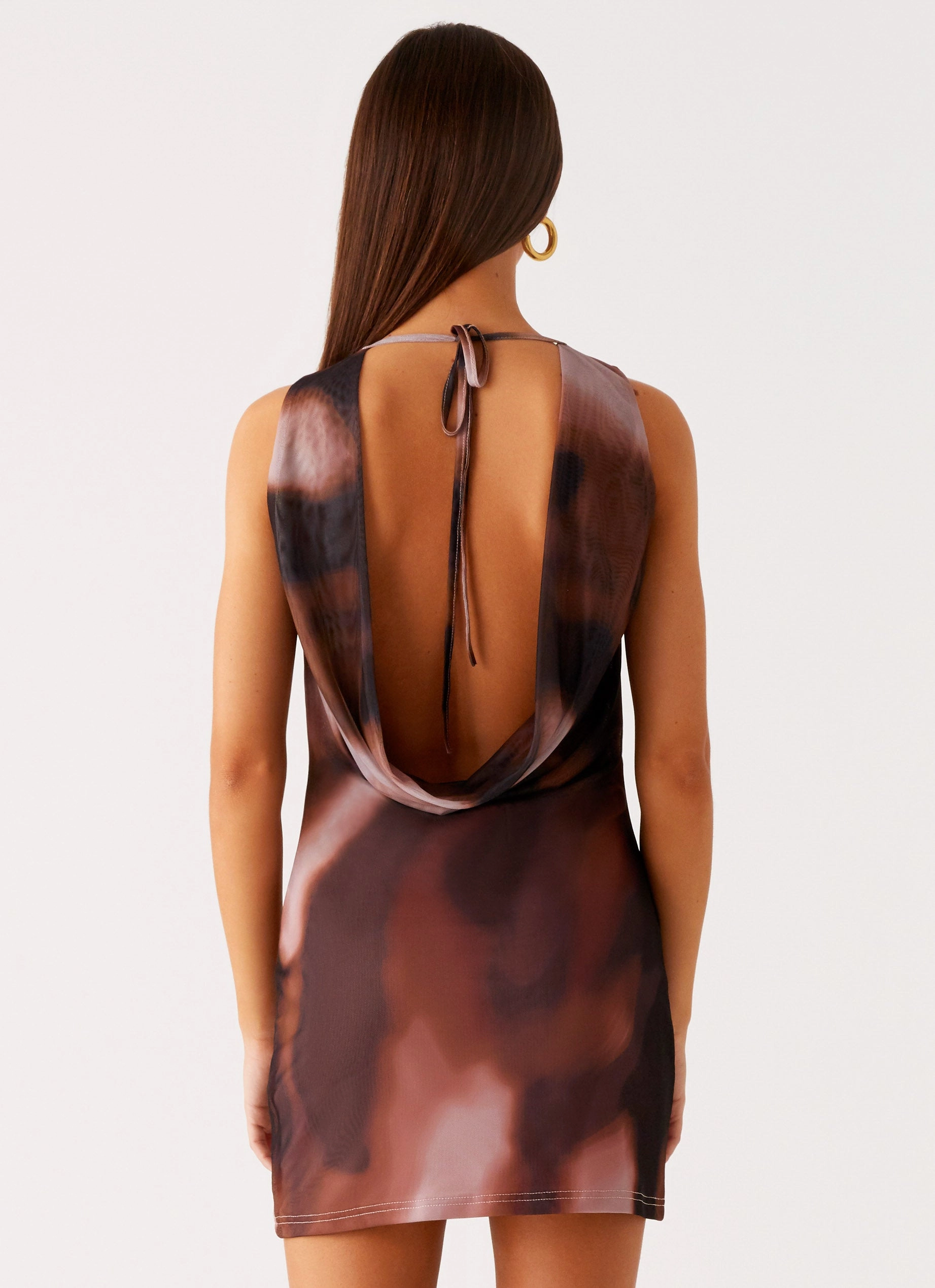 Urban Fashion Larson Mini Dress - Black Gradient