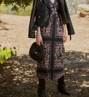 Constance Ankle Dress | Dark La Ramos Quick Match