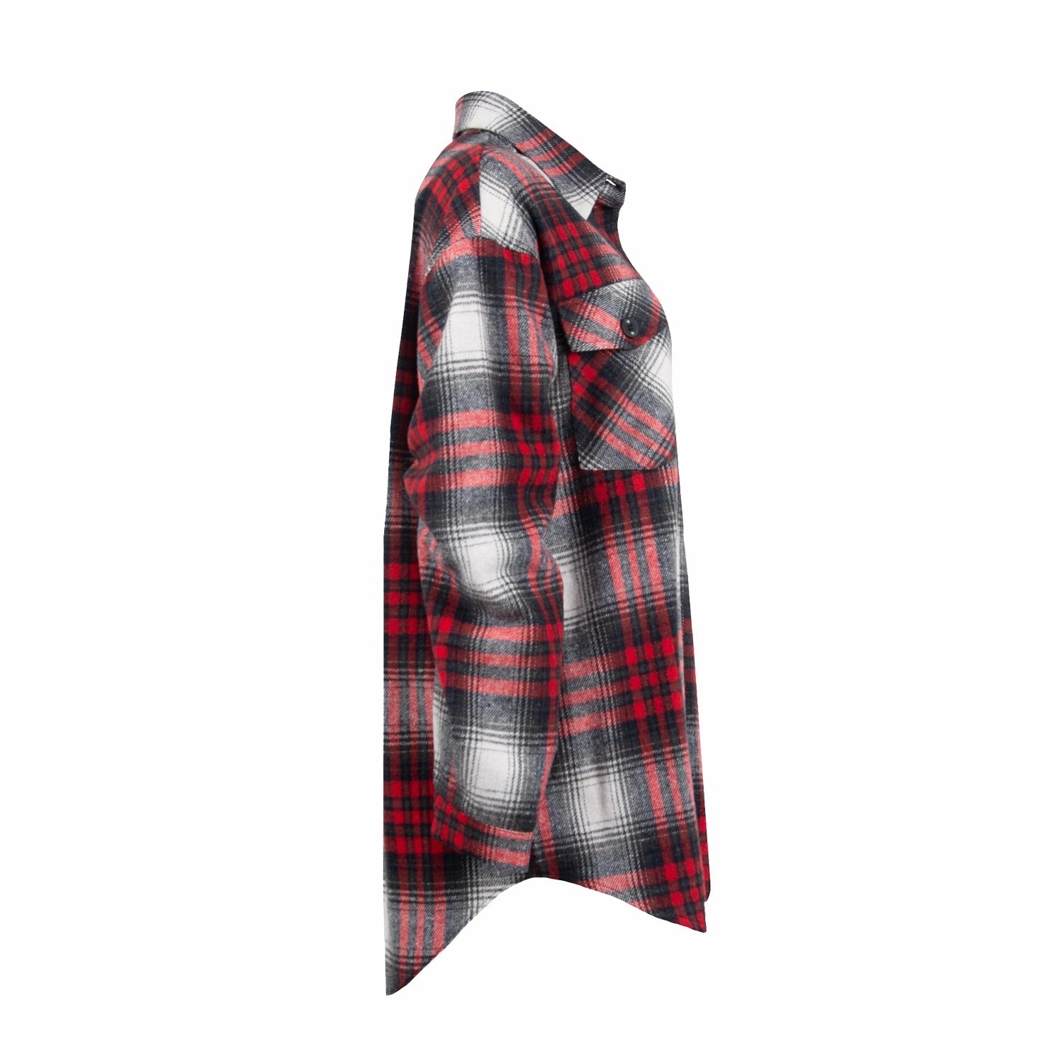 STS Ranchwear Womens Bailey Shirt Americana Plaid 100% Polyester Fleece Jacket Soft Interior Brushing