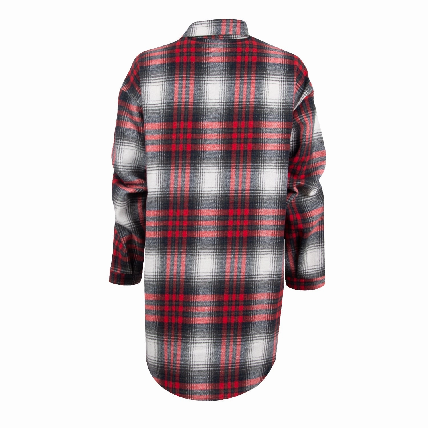 Compact Travel Friendly STS Ranchwear Womens Bailey Shirt Americana Plaid 100% Polyester Fleece Jacket