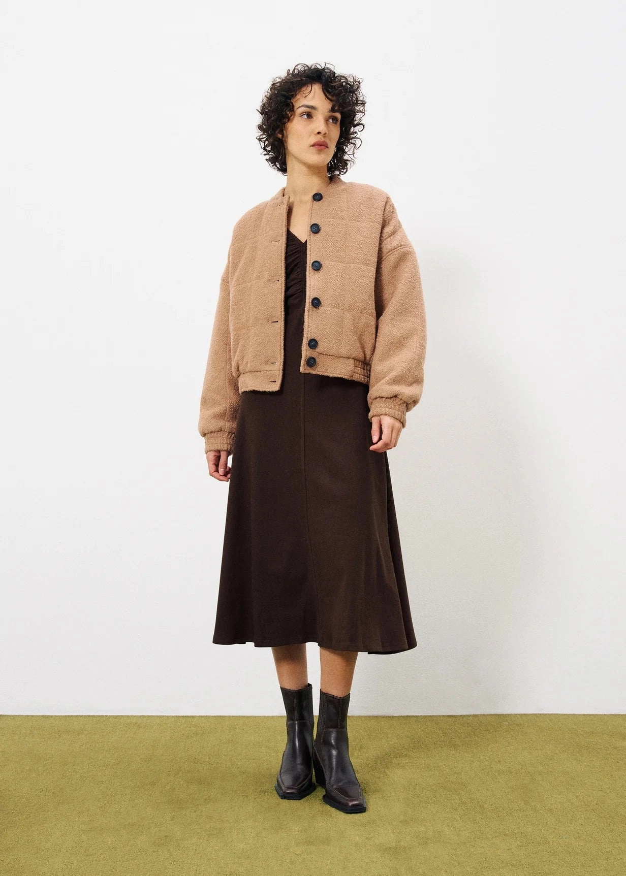 Flatlock Seam Technique FRNCH Satia Coat