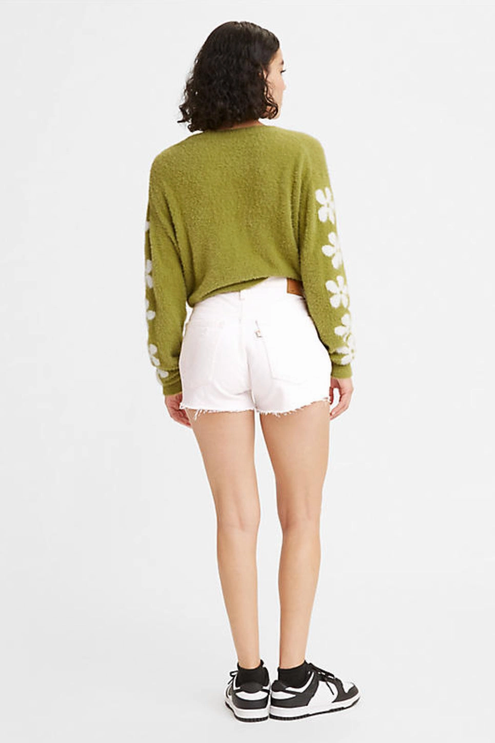 Levi's 501 Women's Original Shorts Blackout fabric Fashionable Look