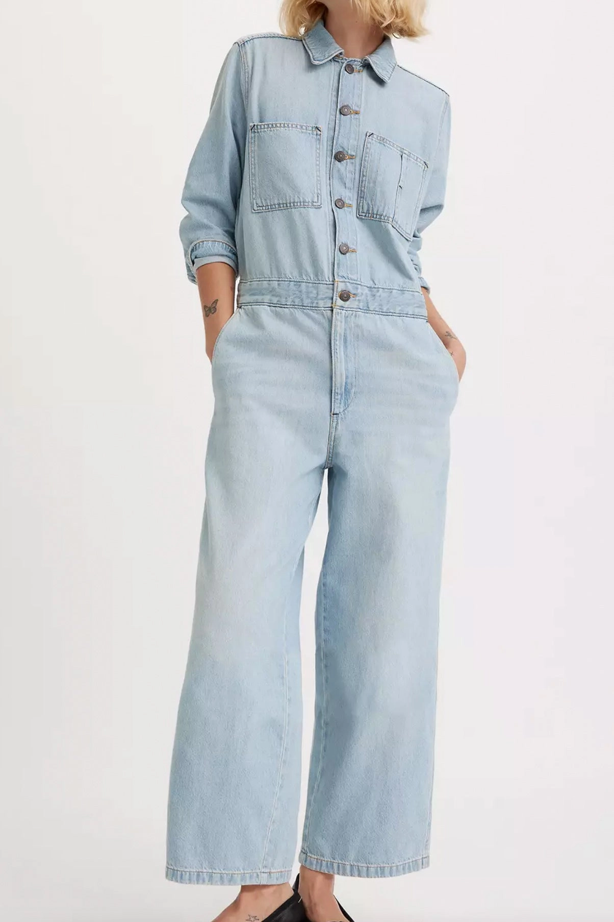 HandLinked Seams Relaxed Comfort Levi's Iconic Jumpsuit