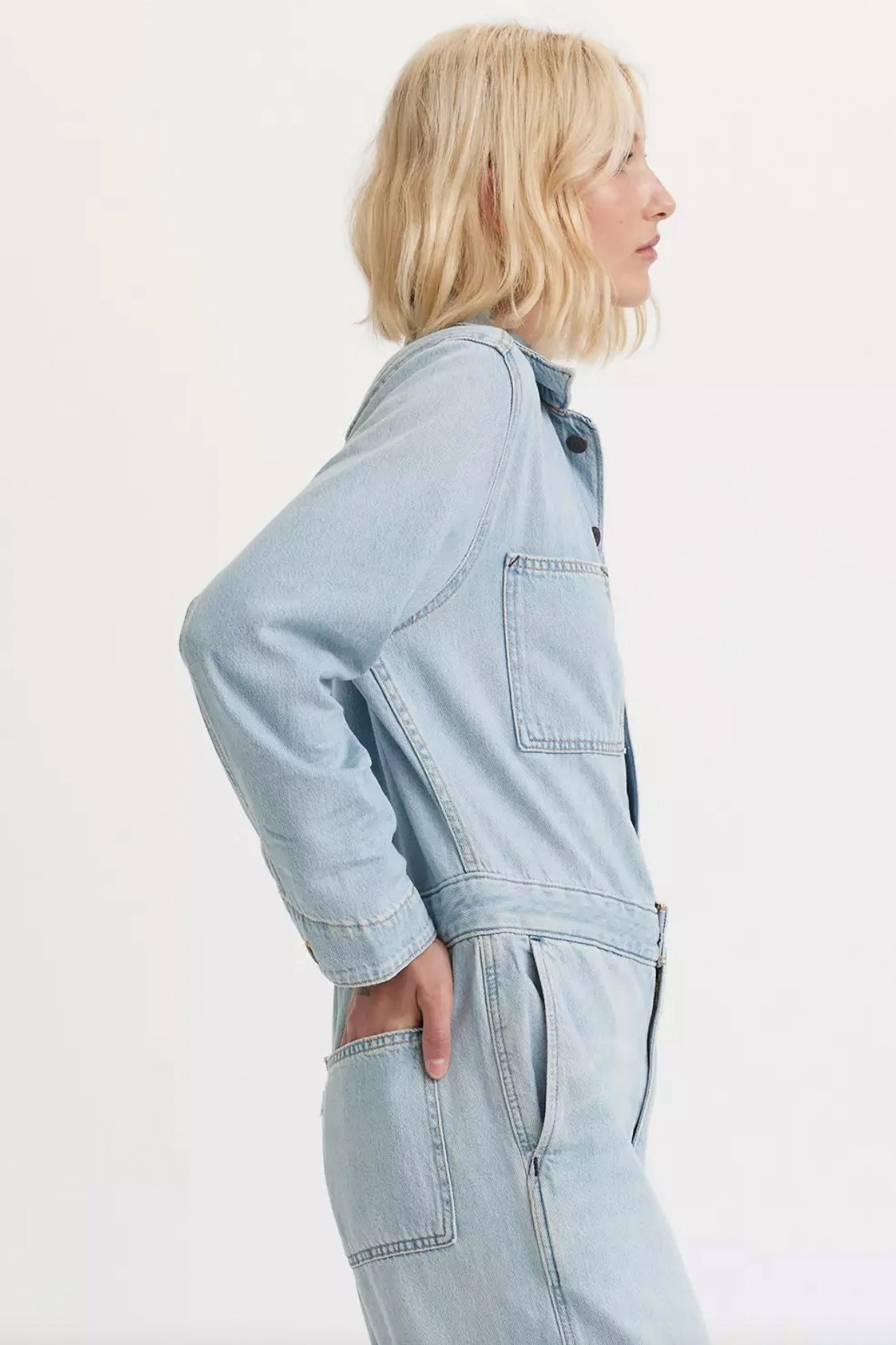 Levi's Iconic Jumpsuit Seamless Waist Technology