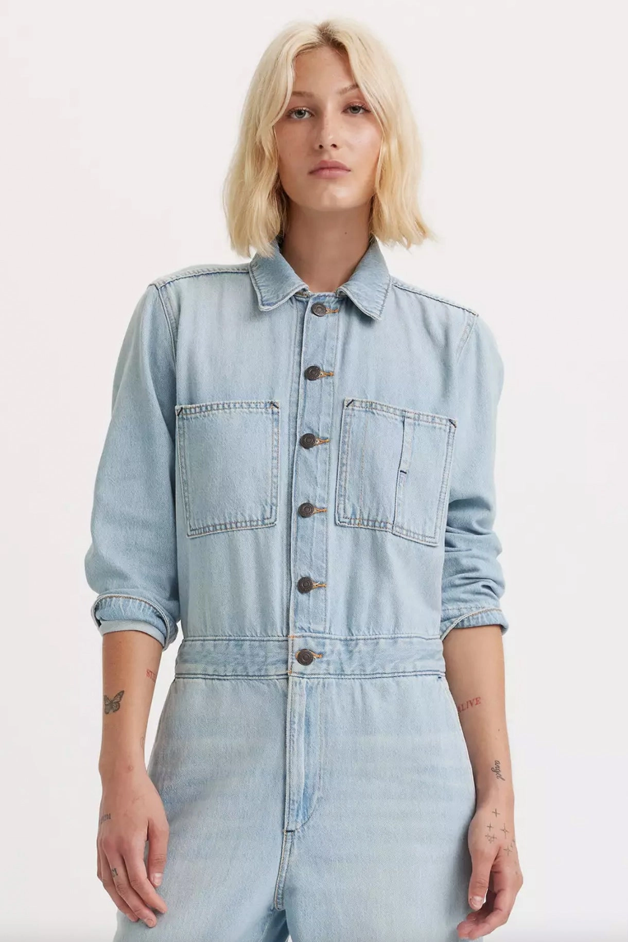 Levi's Iconic Jumpsuit Perfect Look Reinforced Stress Points