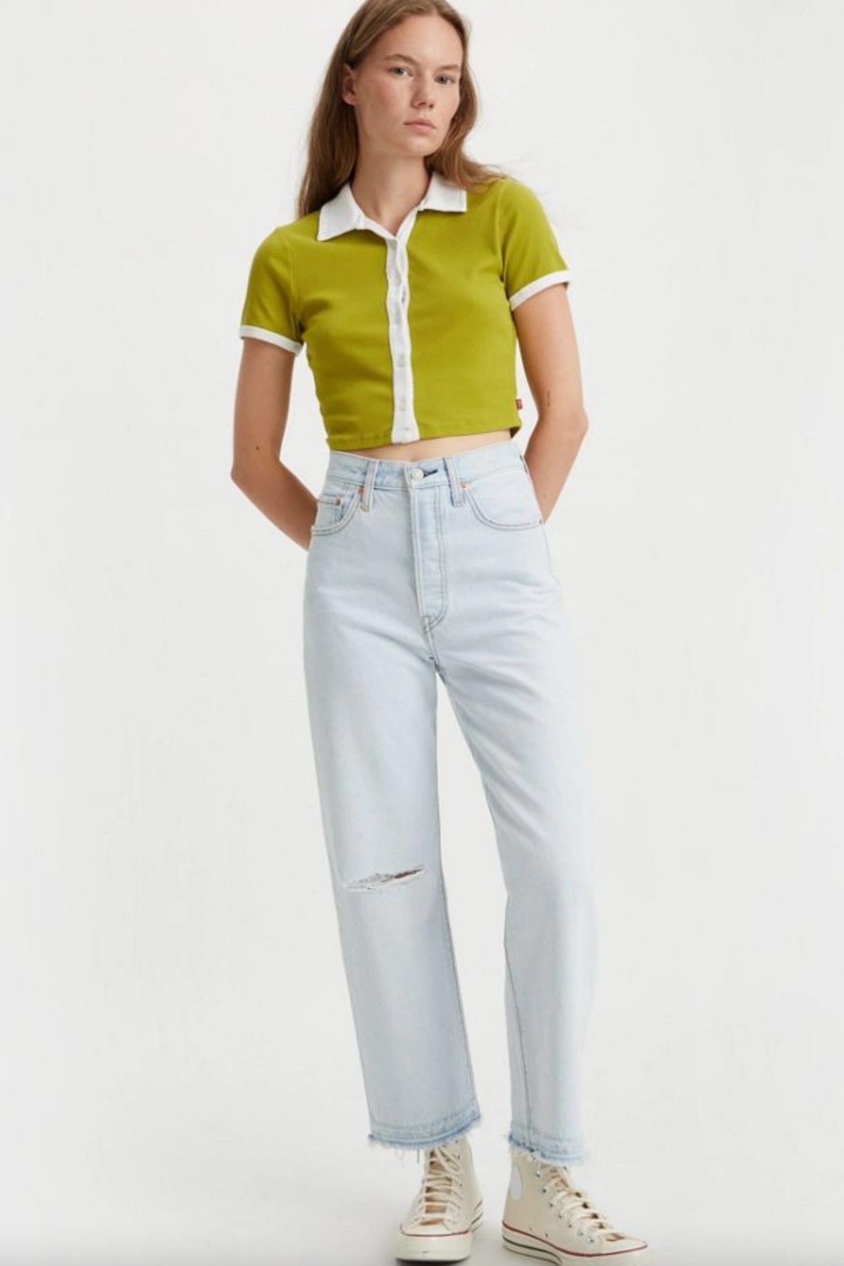 Levi's Ribcage Straight Ankle Women's Jeans Sporty Layer