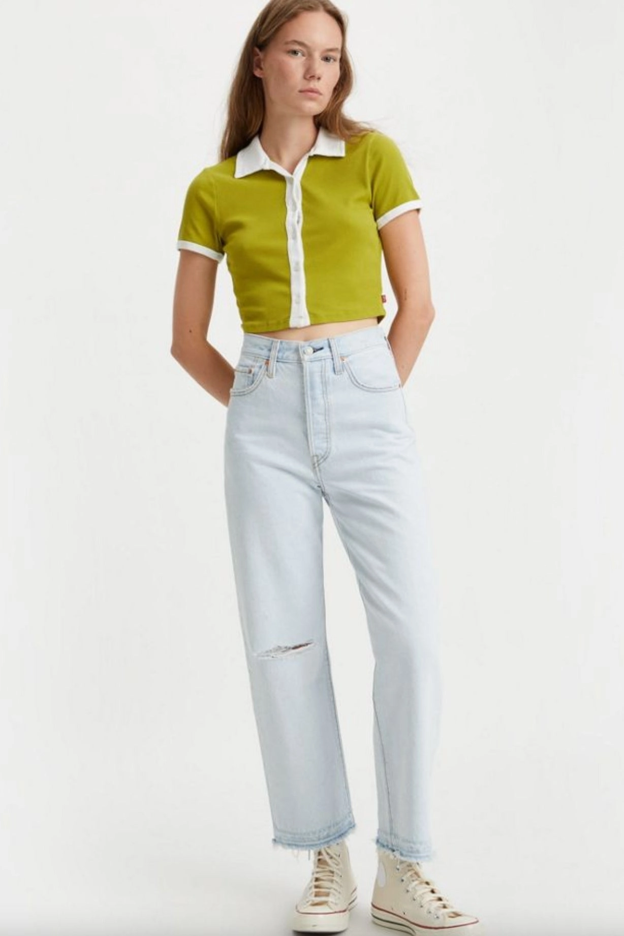 Comfy Essentials Wear Casual Fit Levi's Ribcage Straight Ankle Women's Jeans