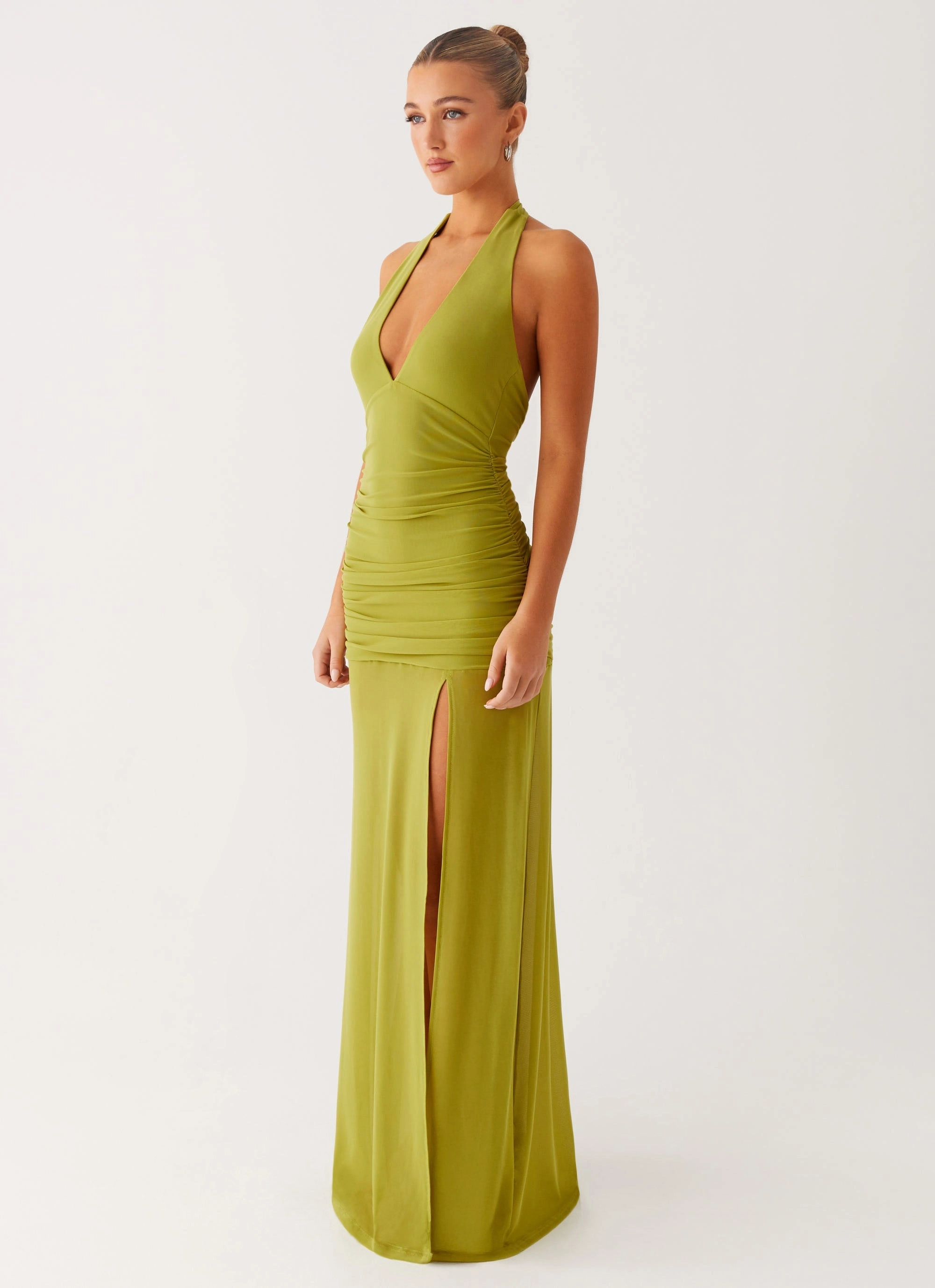 Thermal Fashion Single Breasted Island Muse Dress - Lime