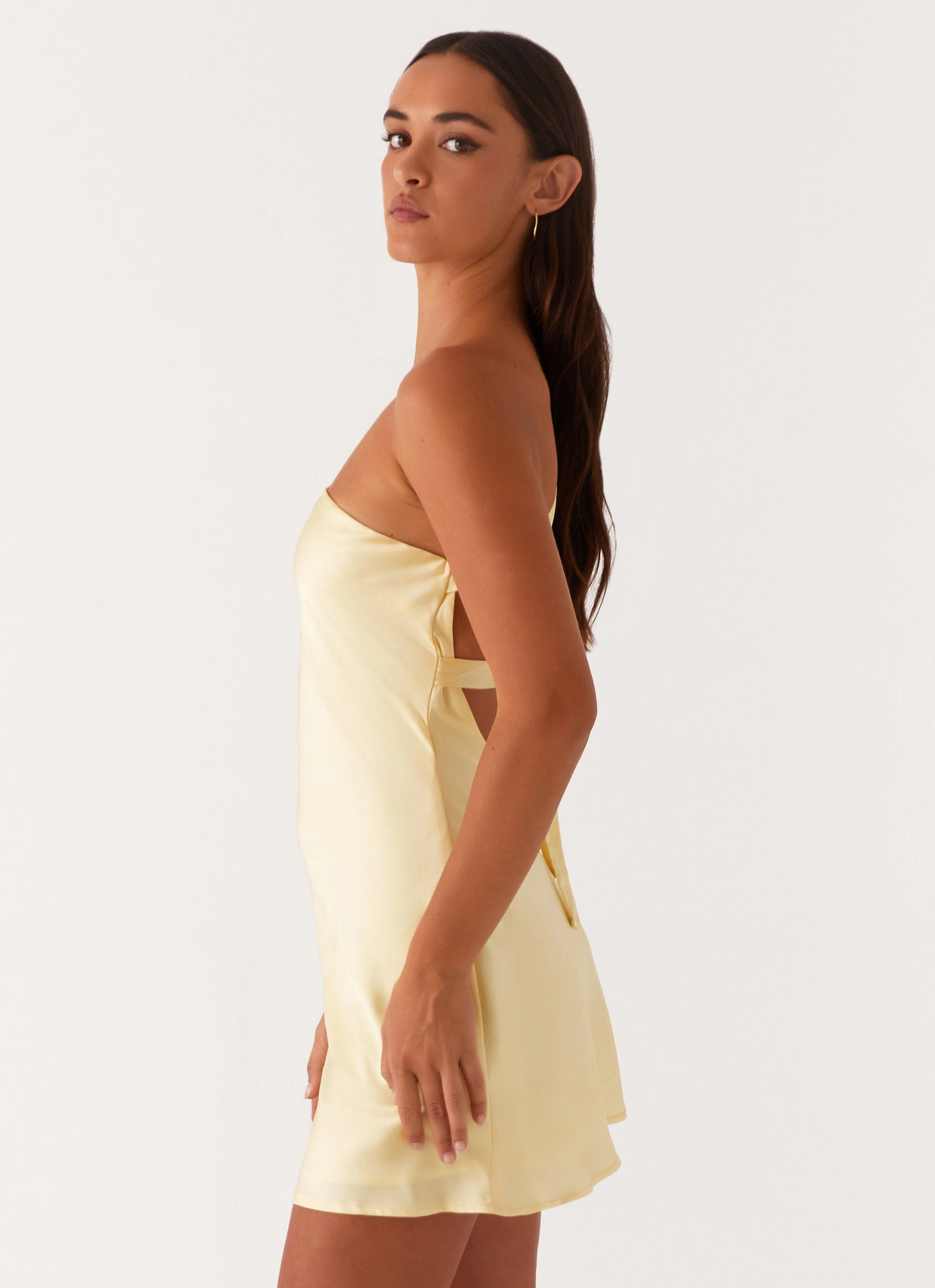 Lights Out Mini Dress - Yellow Fashion Insulation Warm Layer