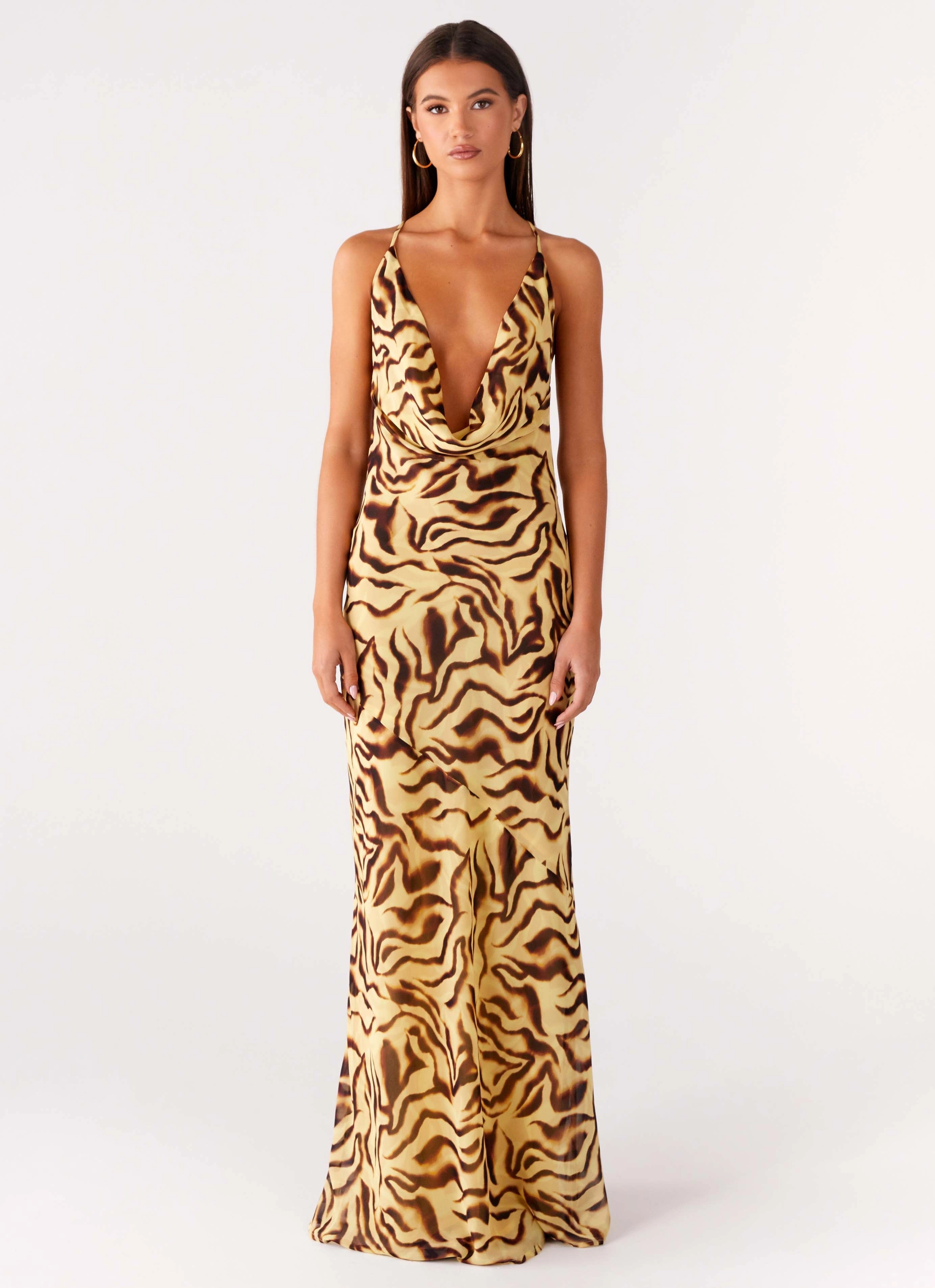 All-Weather Protection Viva Lune Maxi Dress - Laguna Print