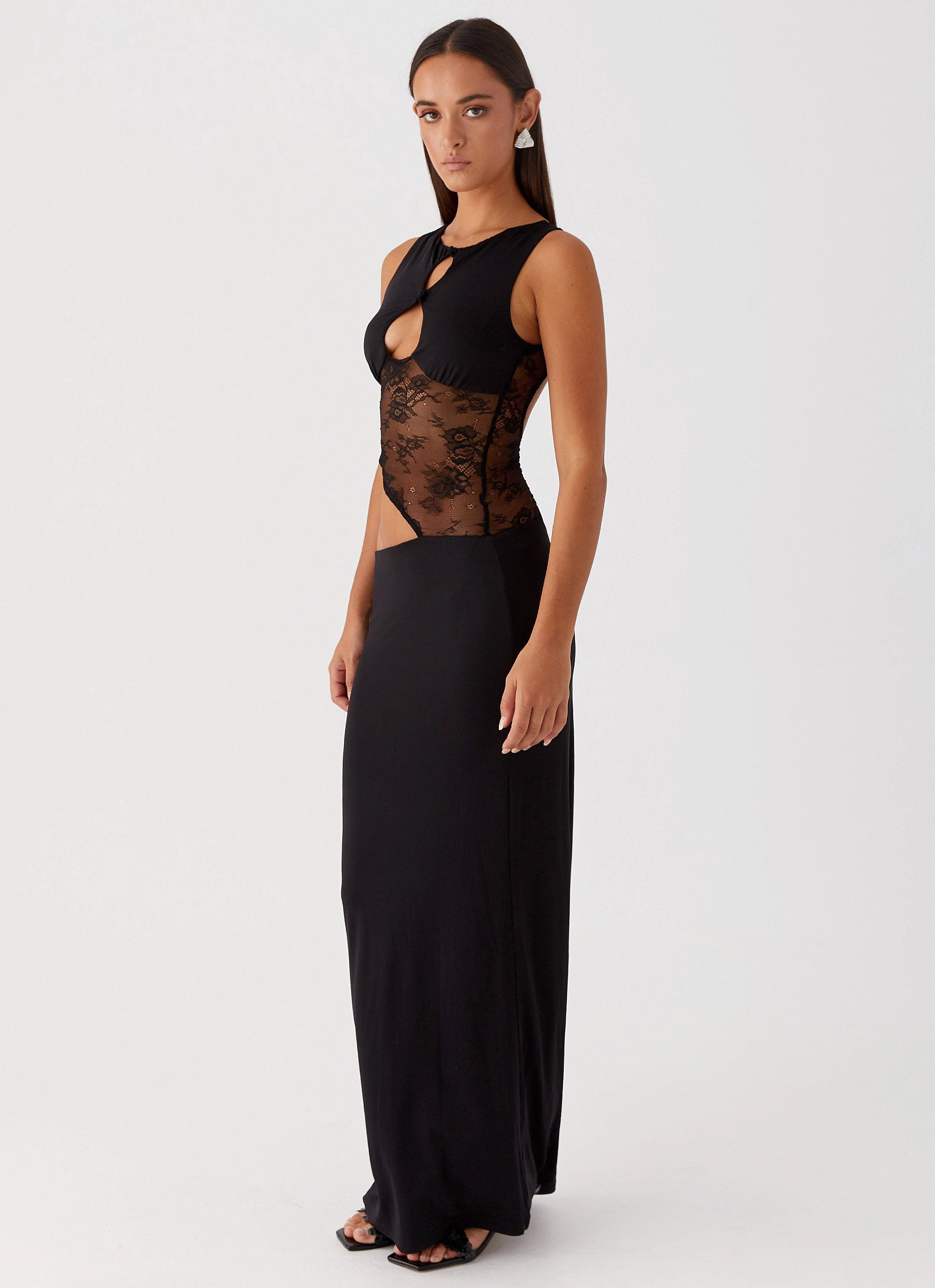 Modern Minimal Prophecy Maxi Dress - Black