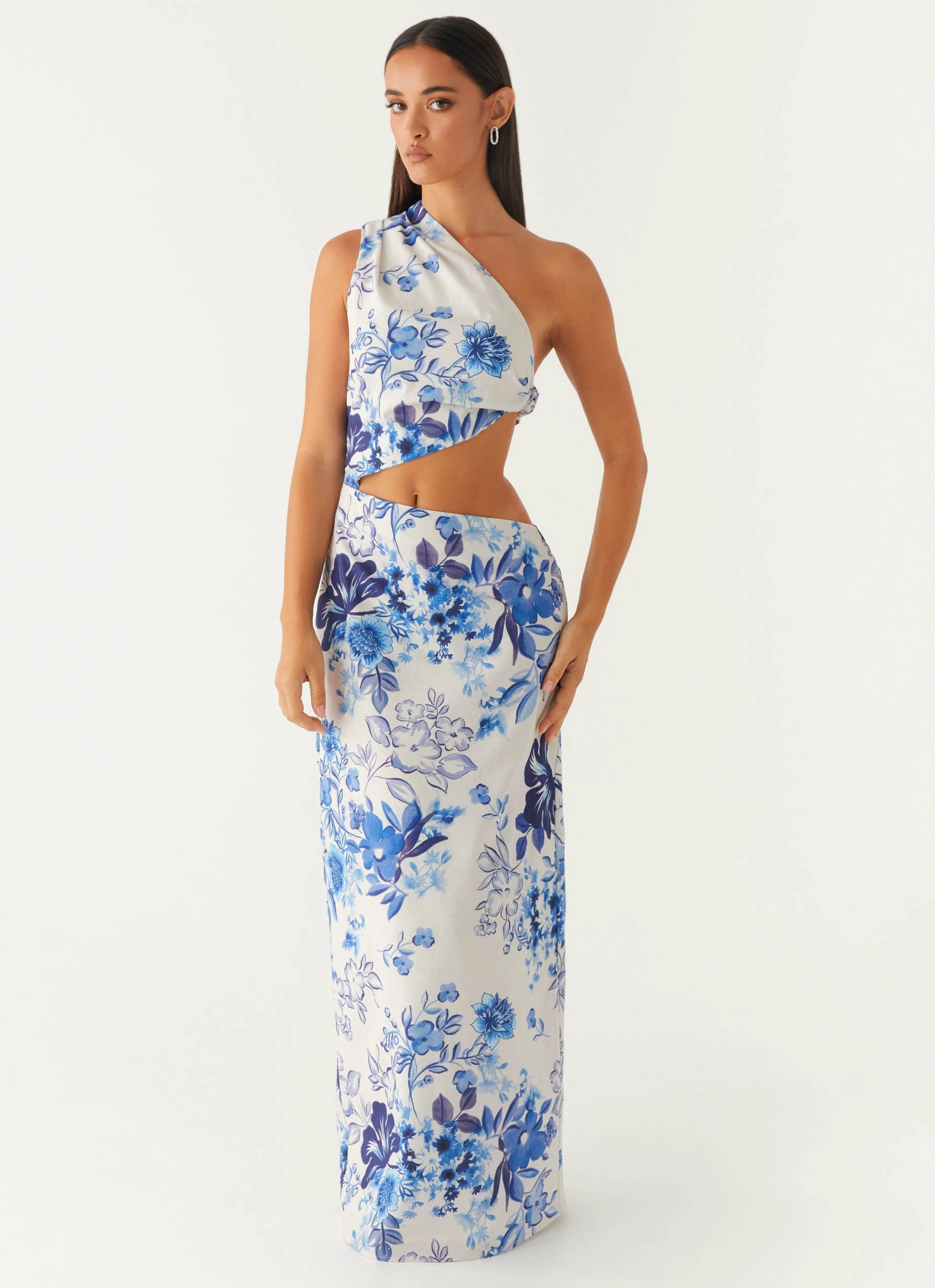 All Summer Long Maxi Dress - Serene Sky Floral Wardrobe Essential