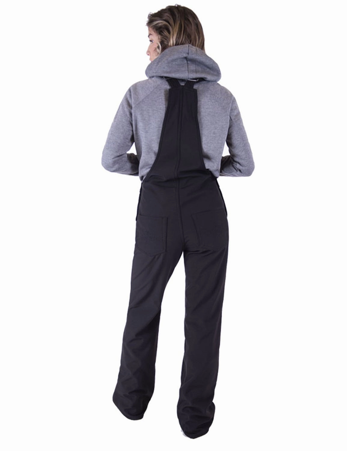 Adaptive Layering System Non Restrictive Movement Cowgirl Tuff Womens Work Hard Play Hard Black Nylon Fashion Overall