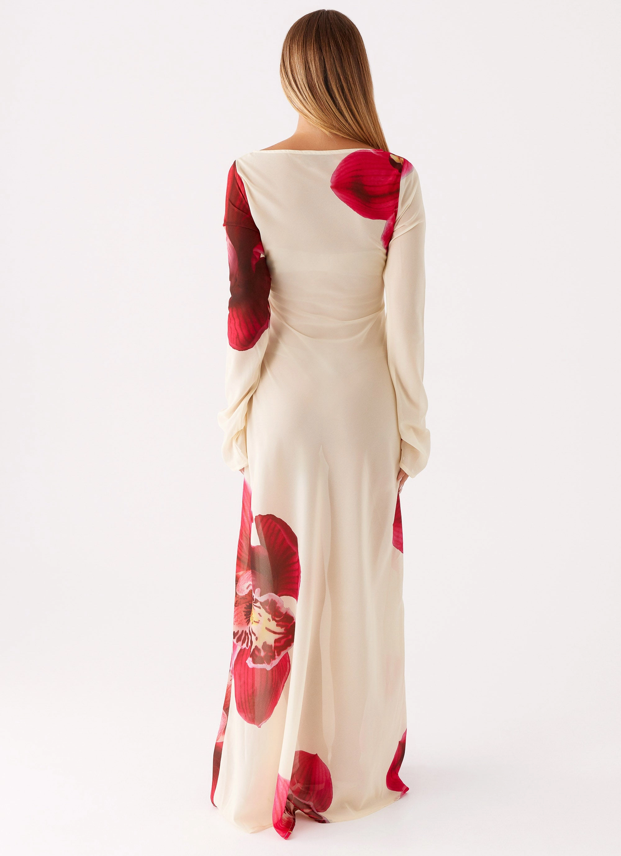 Lorde Maxi Dress - Orchid Yellow Winter Layer Winter Trend