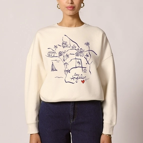 Weekend Comfort Style Breezy Comfort Los Angeles Sweatshirt