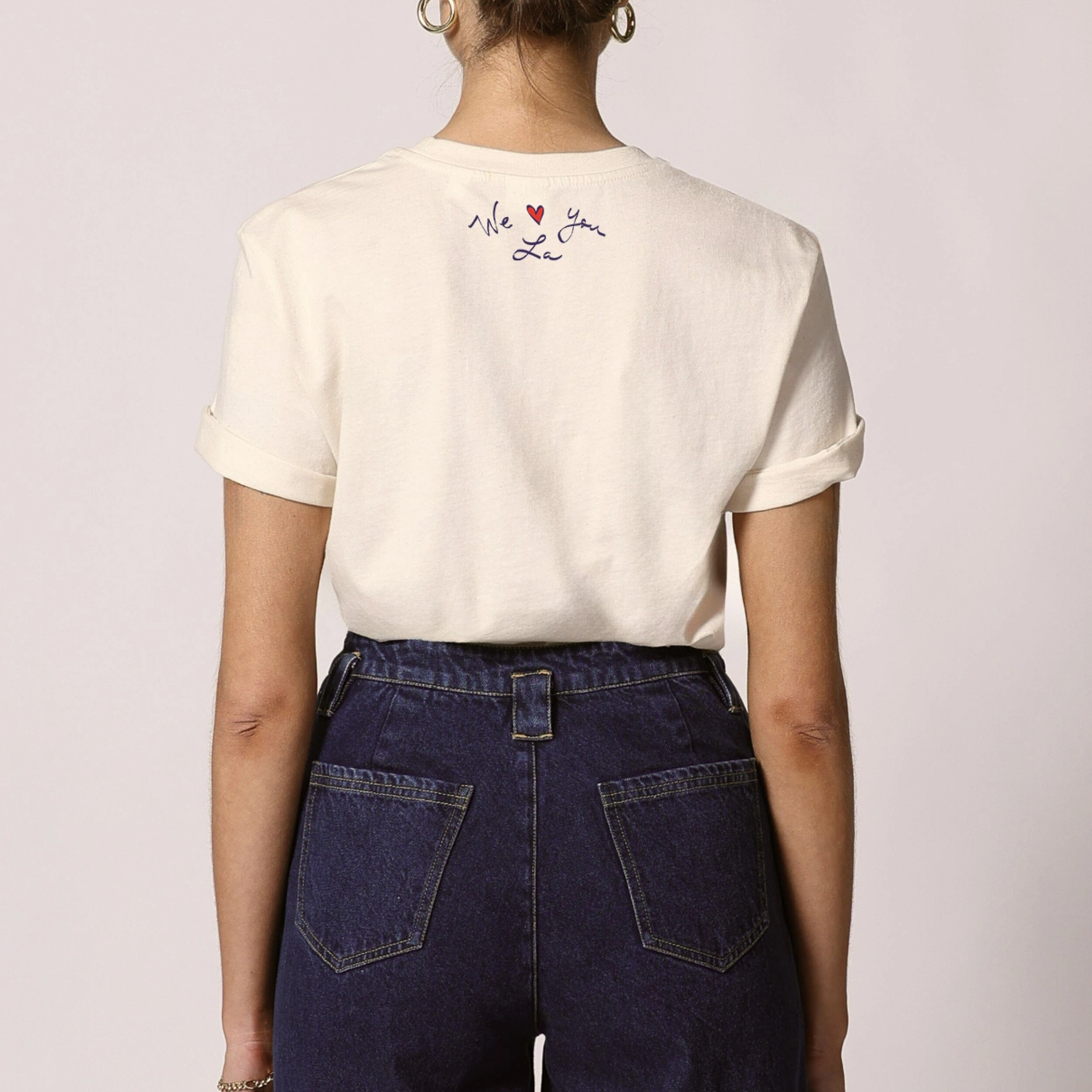 EasyCare Material Eco Friendly Dye Los Angeles Tee Shirt