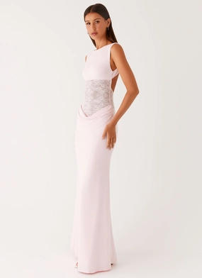 Love Tease Maxi Dress - Baby Pink Soft Touch