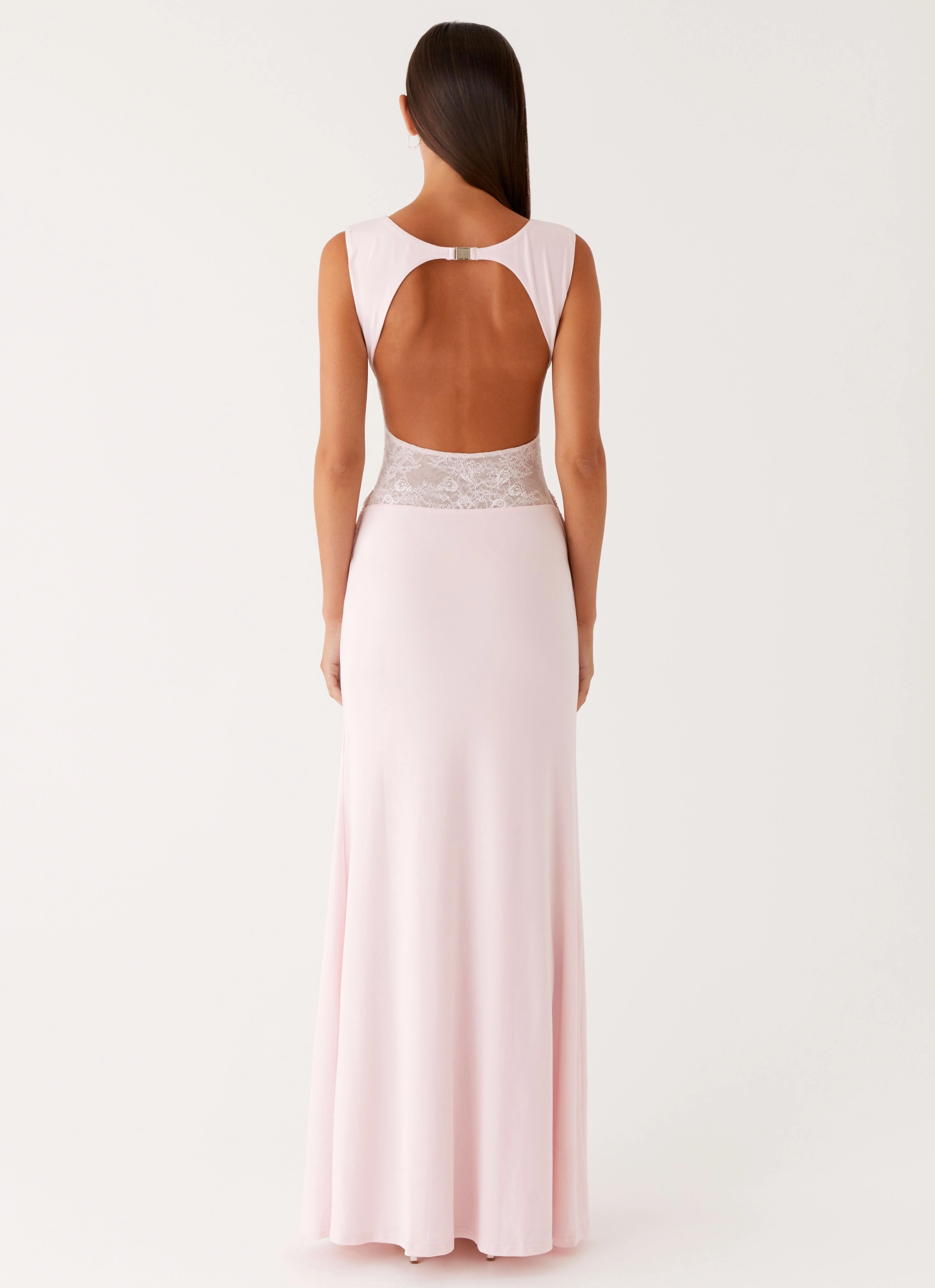 Chic Urban Love Tease Maxi Dress - Baby Pink