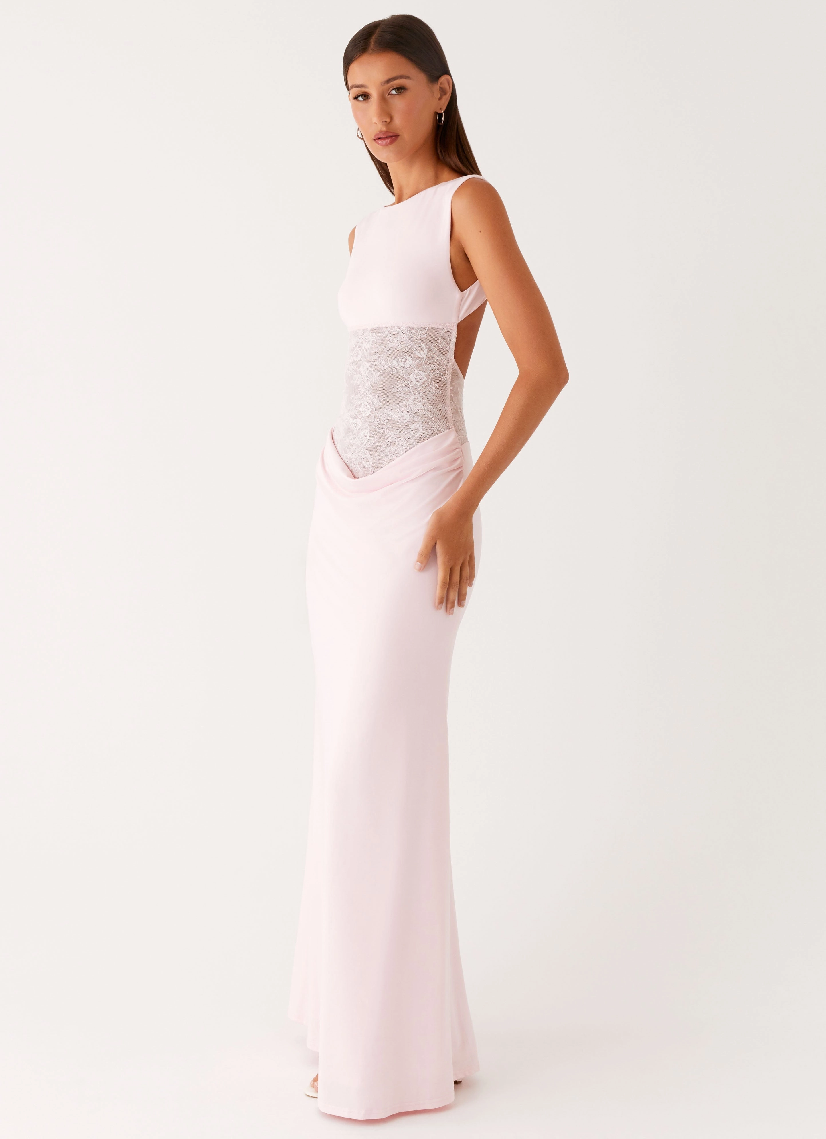 Love Tease Maxi Dress - Baby Pink Soft Touch
