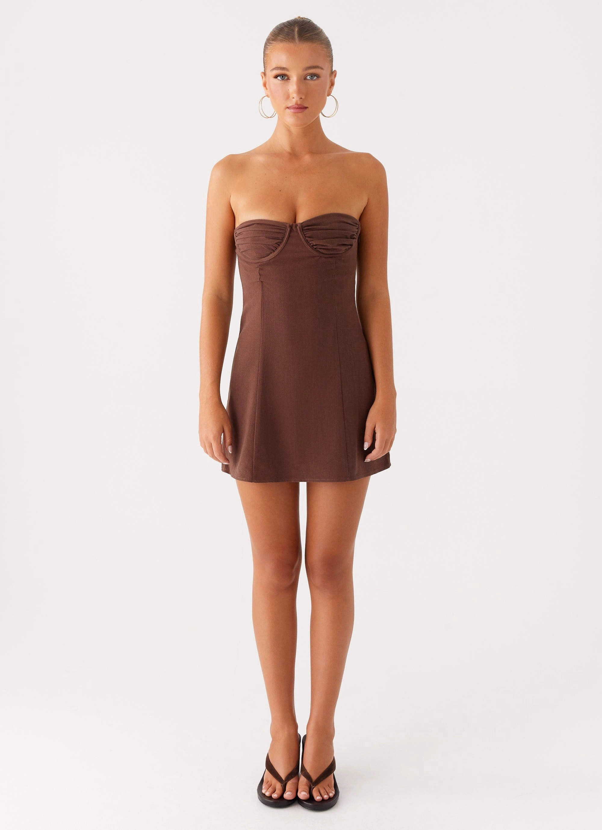 Ludo Mini Dress - Chocolate Subtle Mood