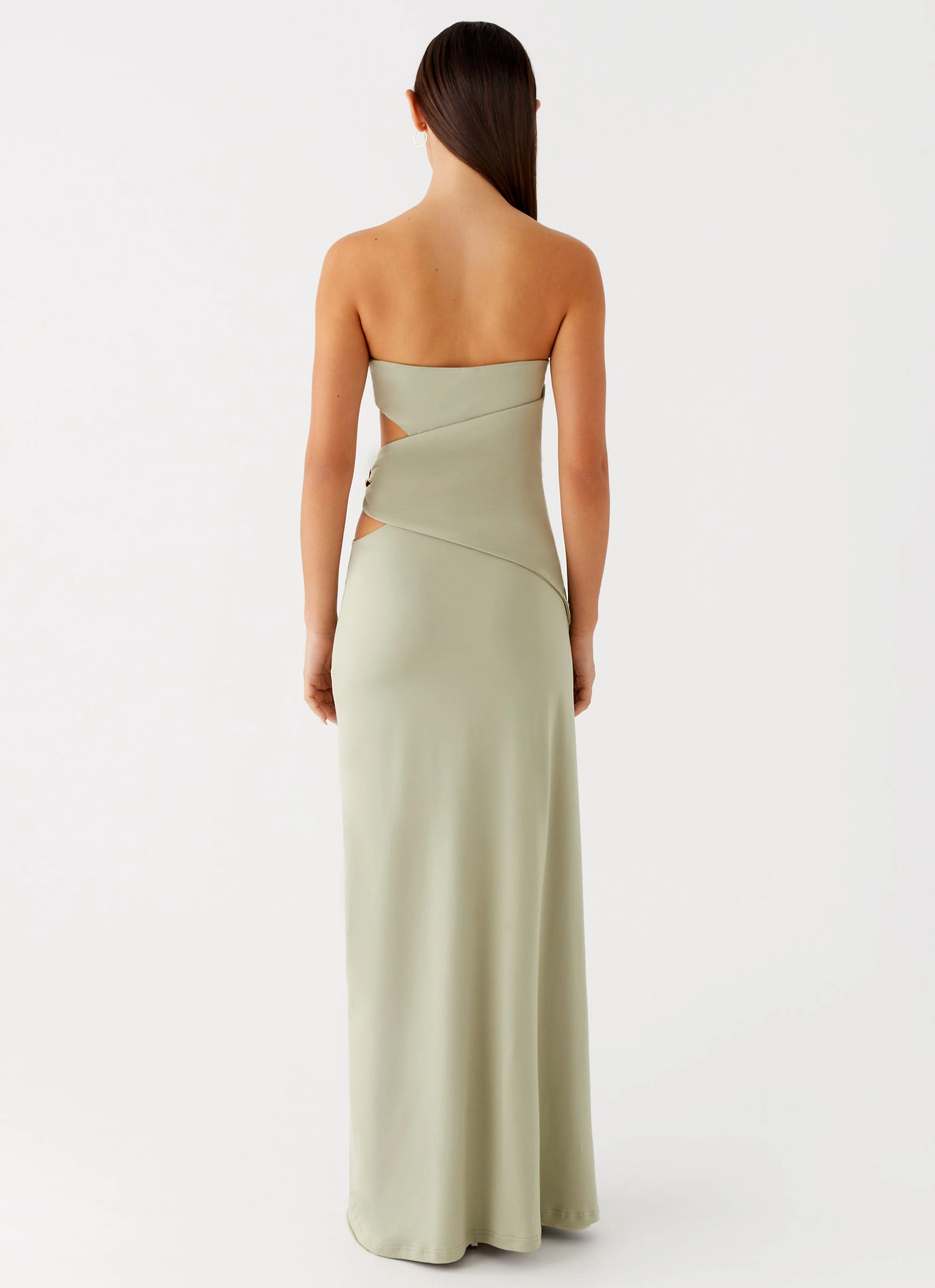 Anetta Maxi Dress - Sage Feminine Charm