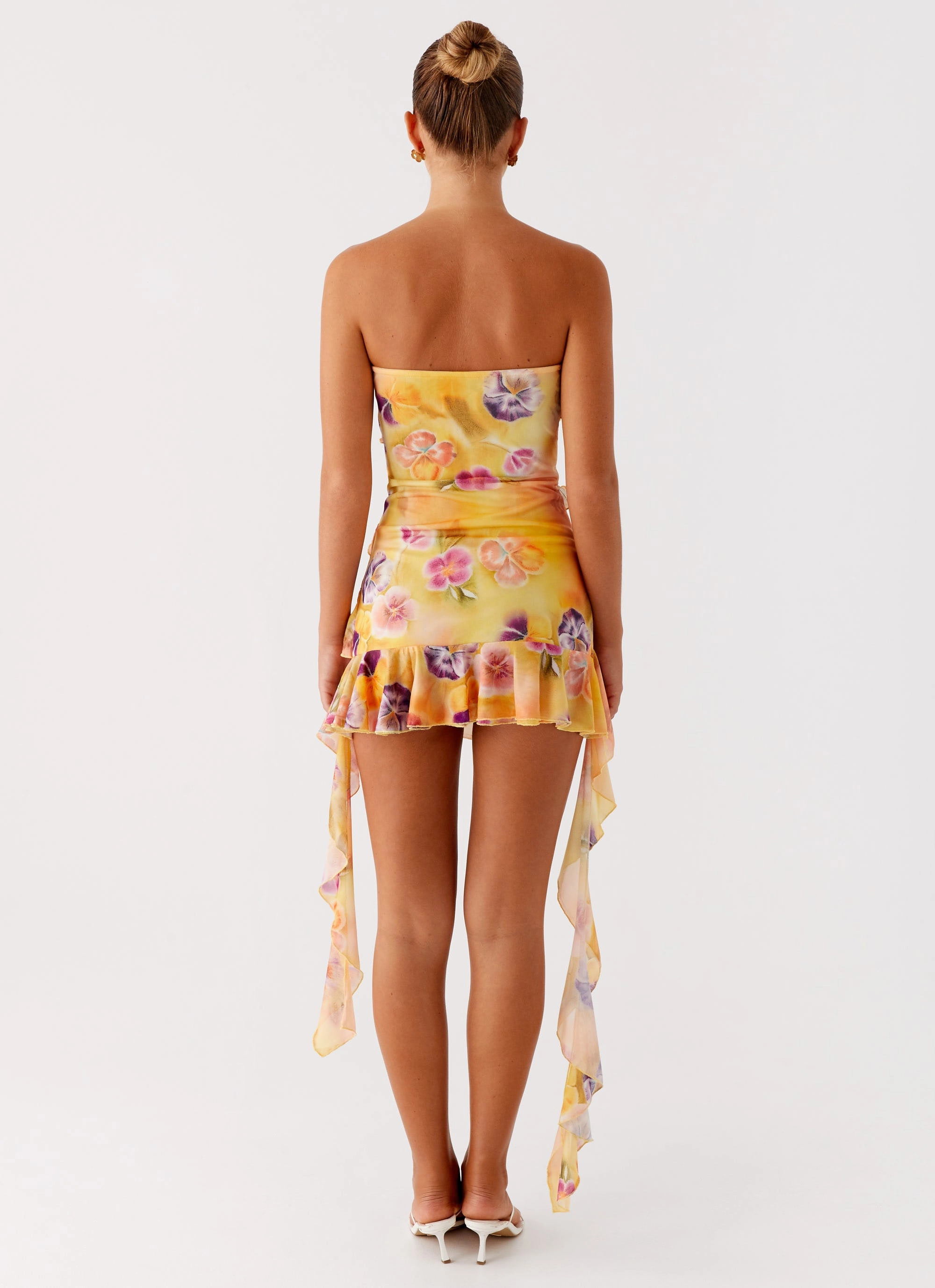 Rainy Day Macey Mini Dress - Sunburst Floral