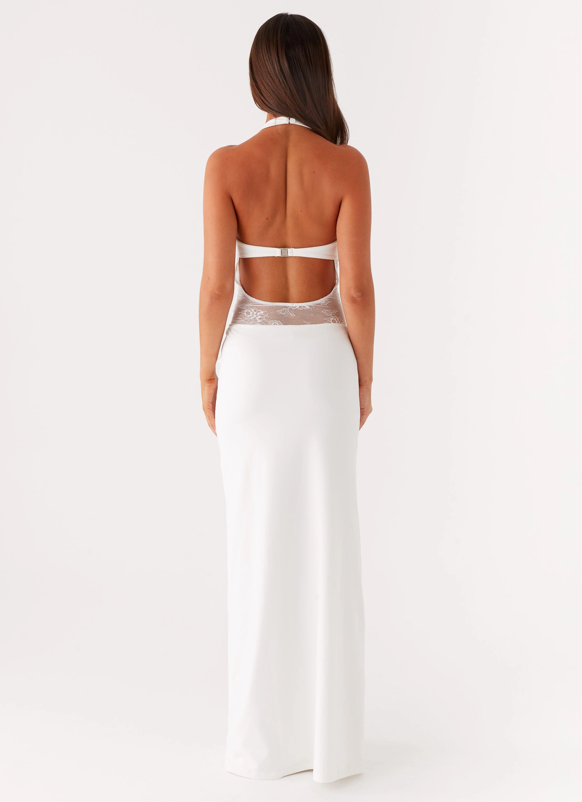 Olive Fresh Main Focus Maxi Dress - White