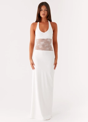 Trendy Comfort Main Focus Maxi Dress - White
