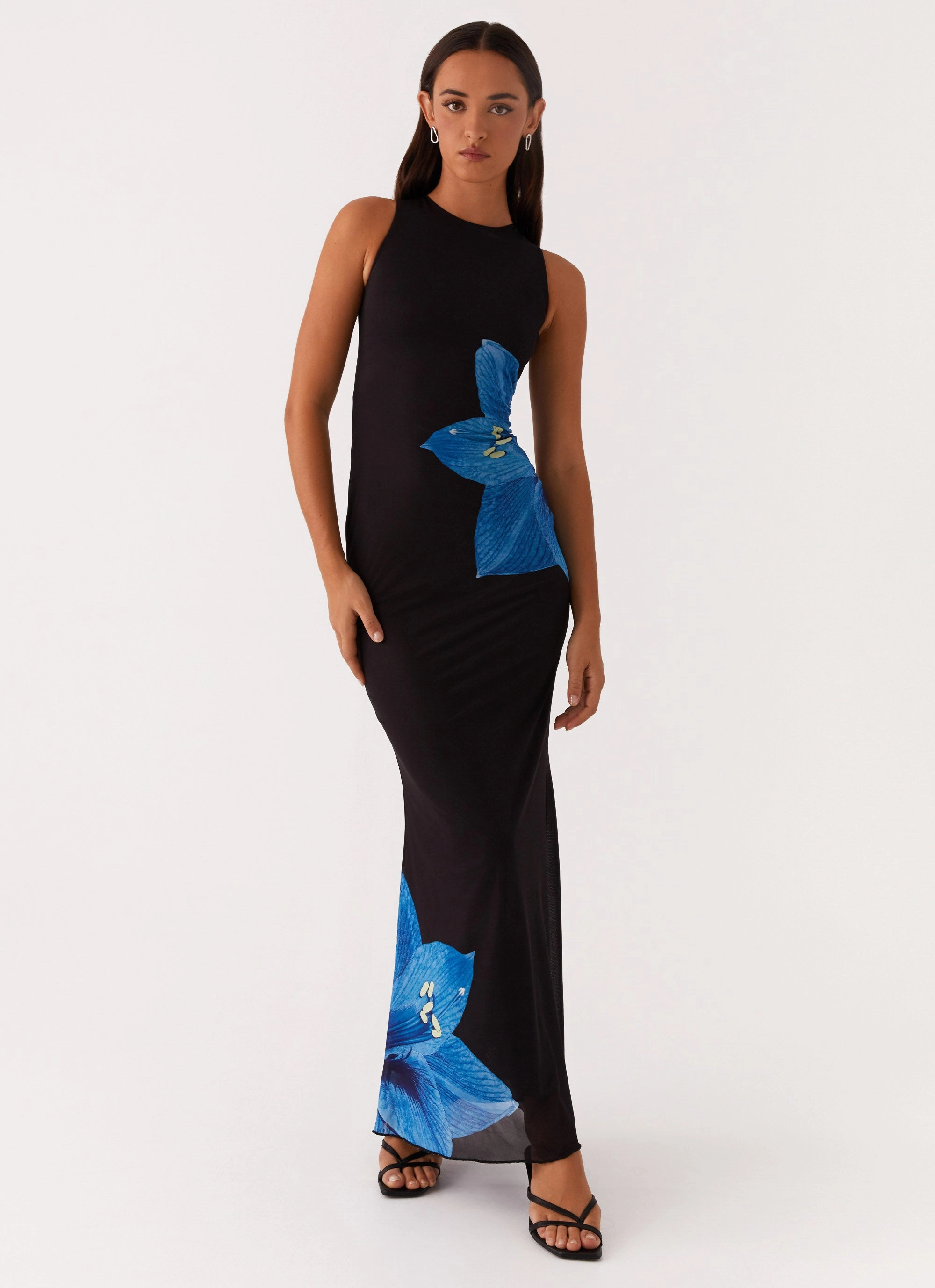 Manhattan Nights Maxi Dress - Black Bold Statement