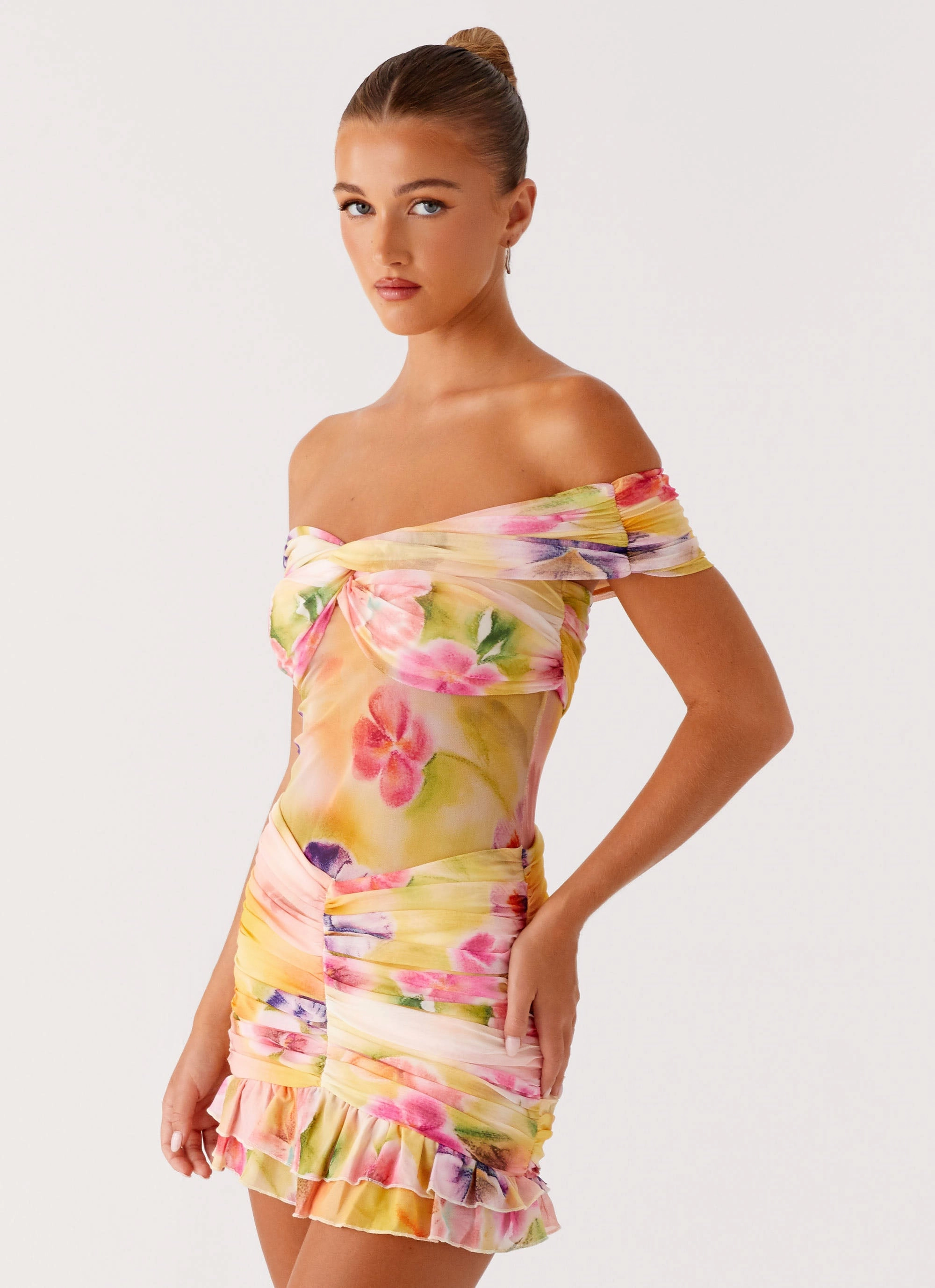 Inclusive Fit Smart Blend Frances Mini Dress - Sunburst Floral