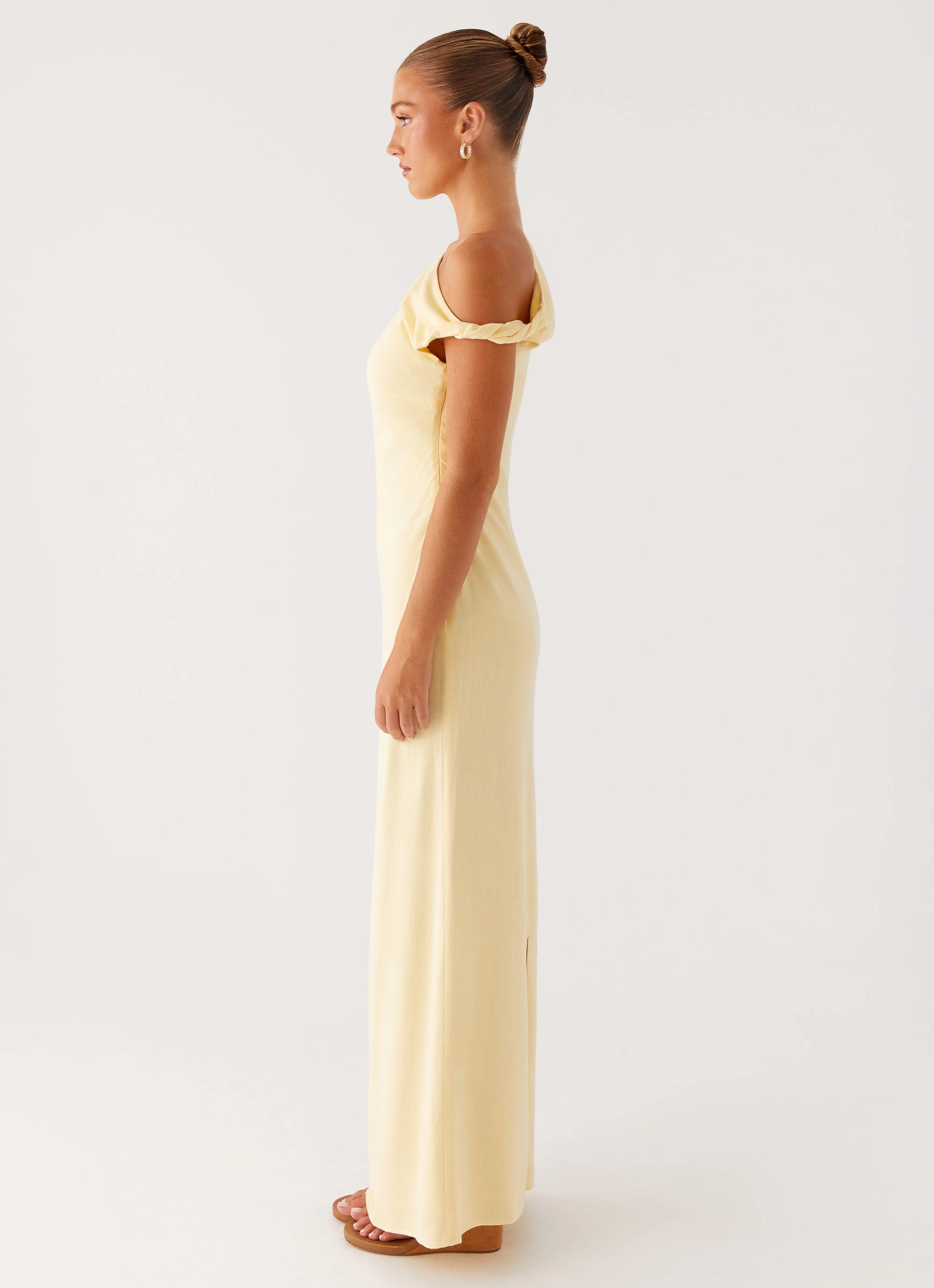 Holiday-Party Mckenna Maxi Dress - Yellow