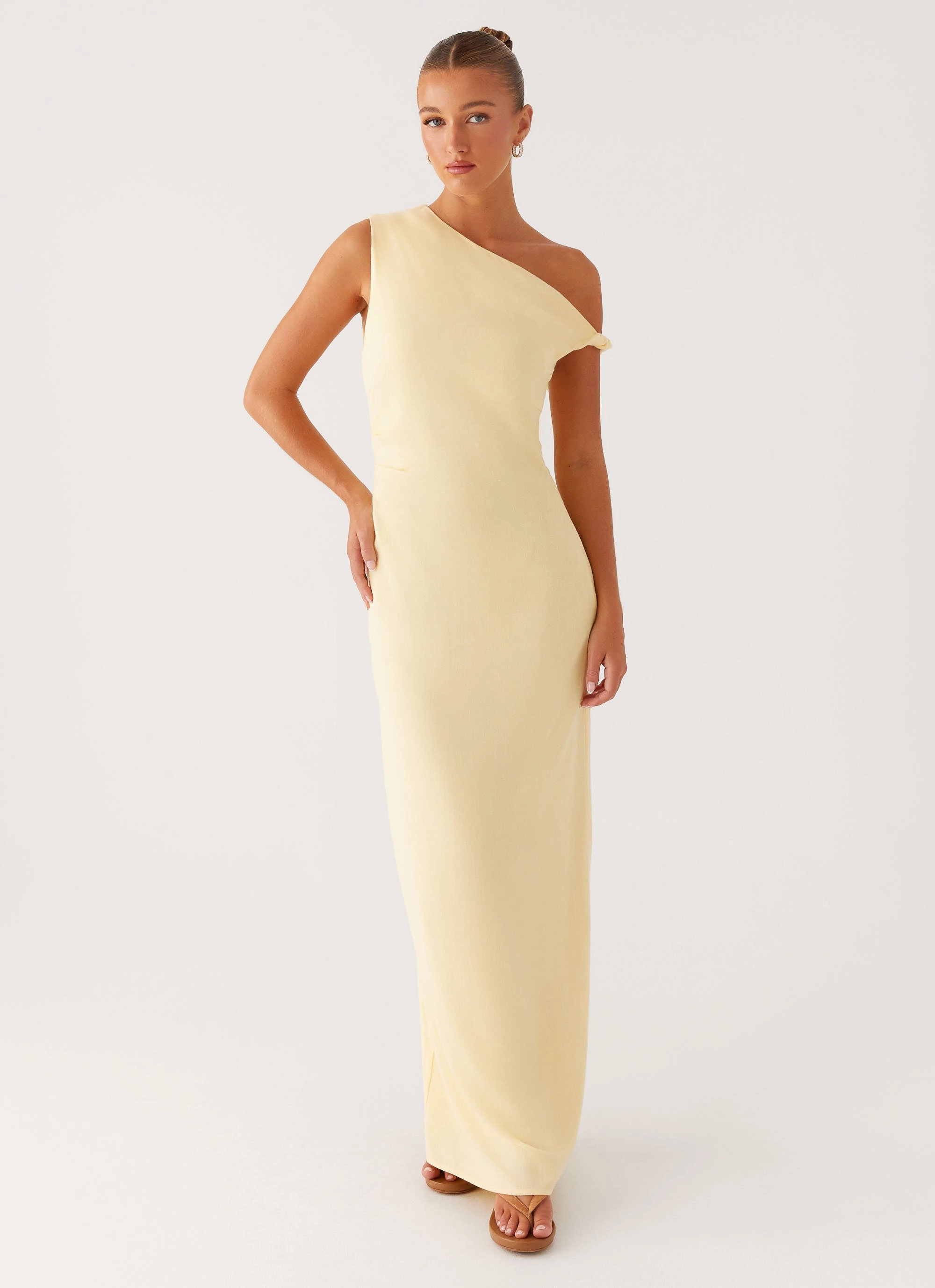 Chilly Protection Coat Mckenna Maxi Dress - Yellow