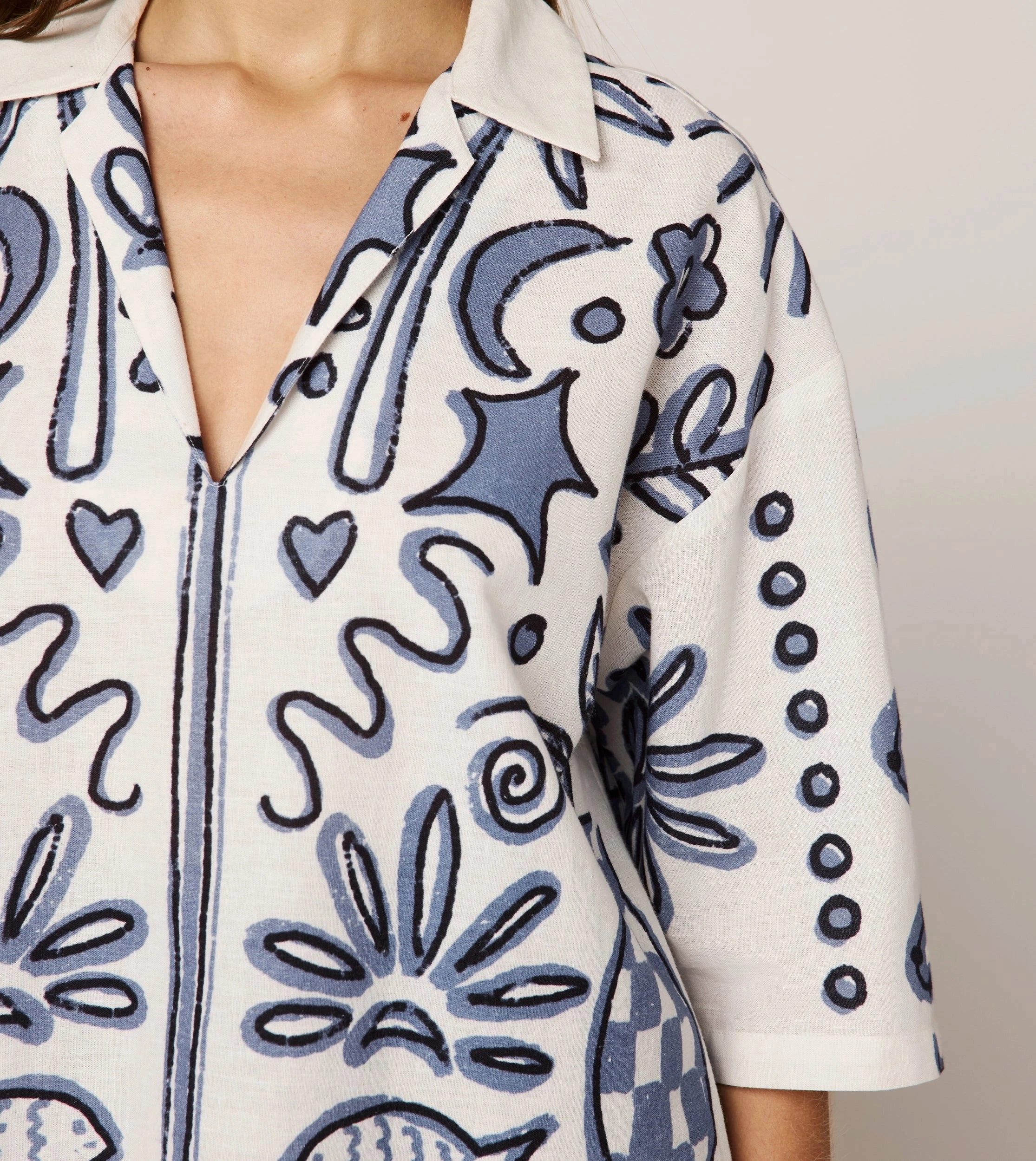 WrinkleResistantTextile Meredith Blouse | Verona