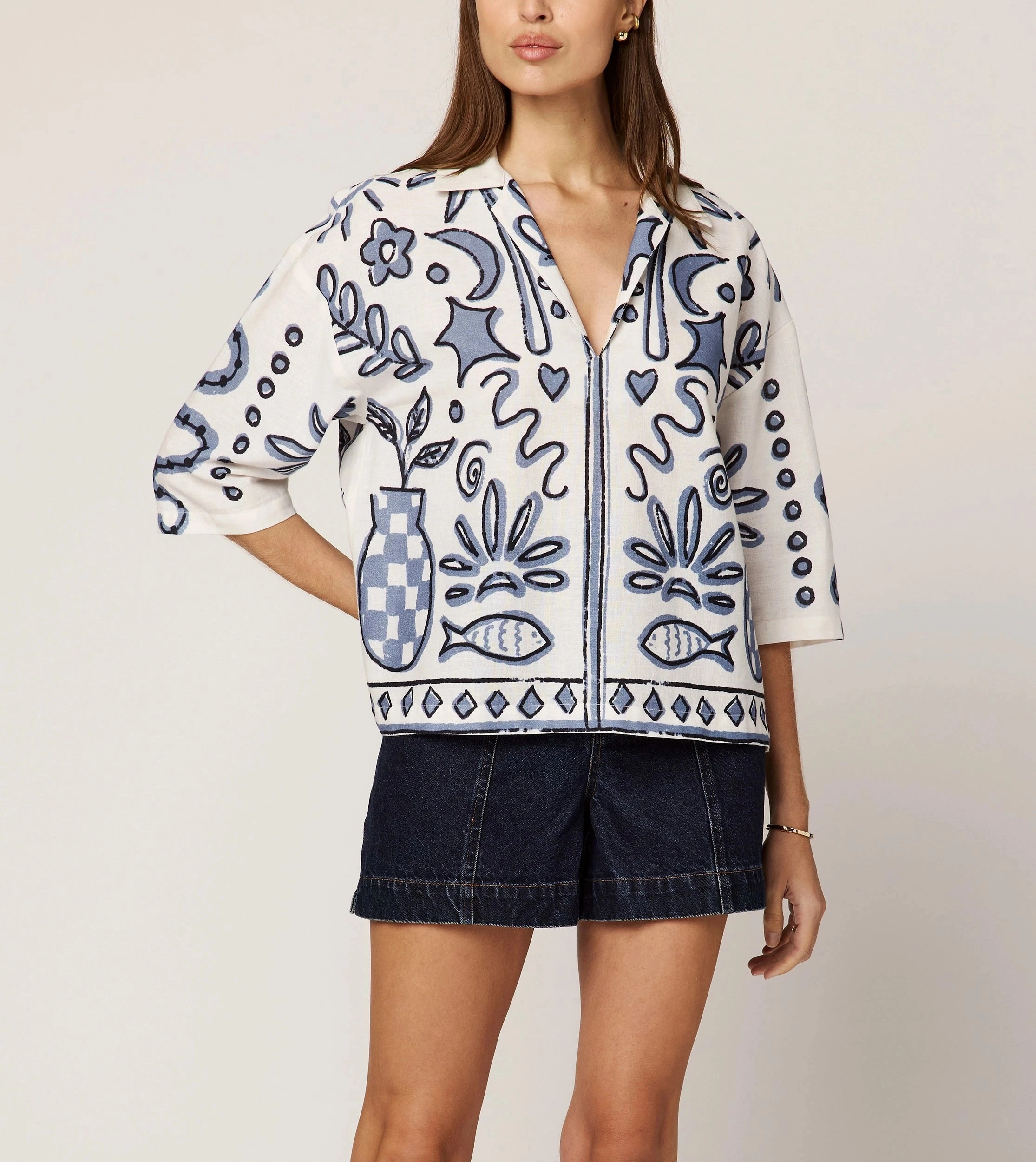 EcoDyeProcess Meredith Blouse | Verona