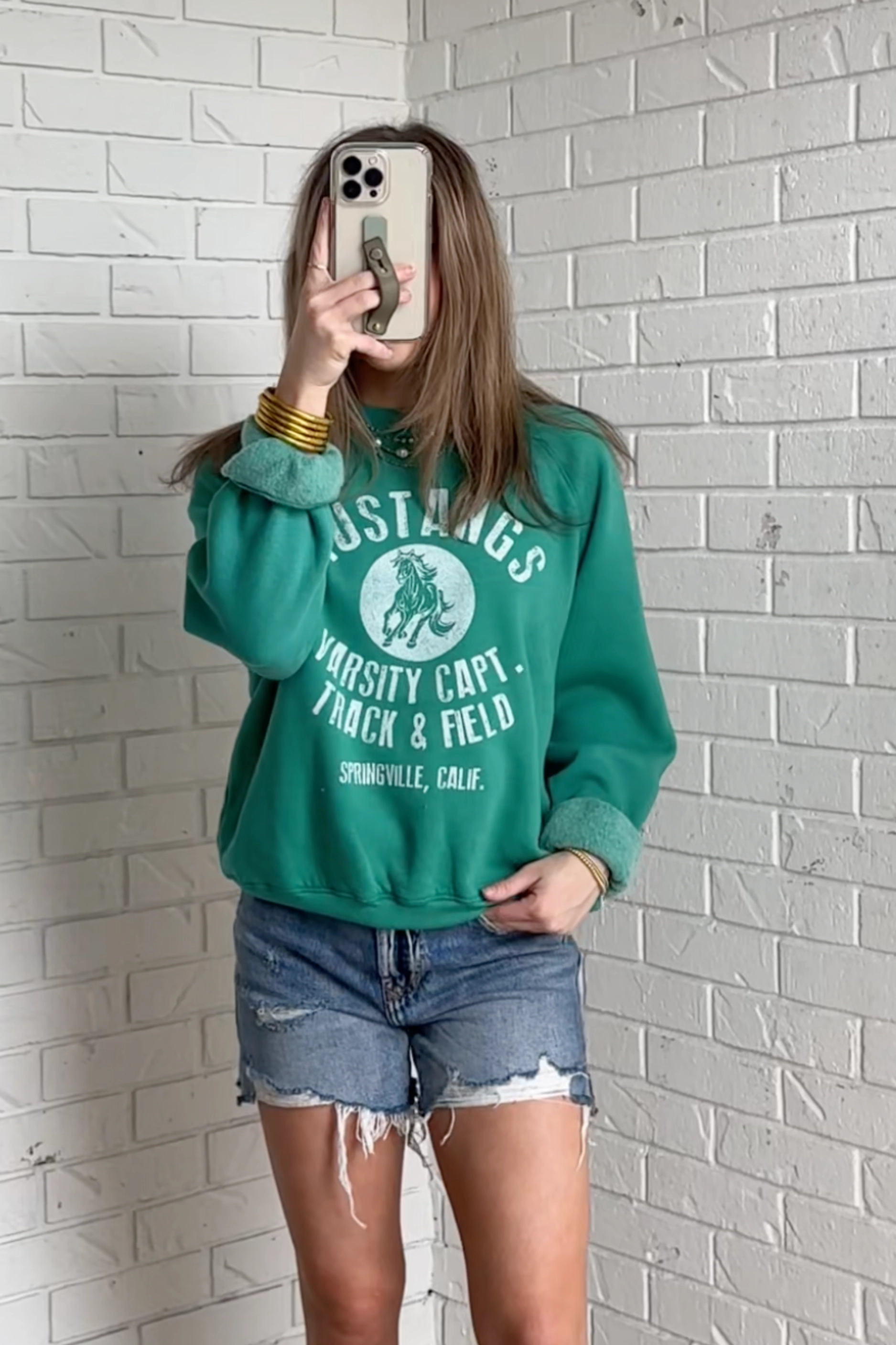 Mustangs Sweatshirt Active Tee Eco Friendly Material