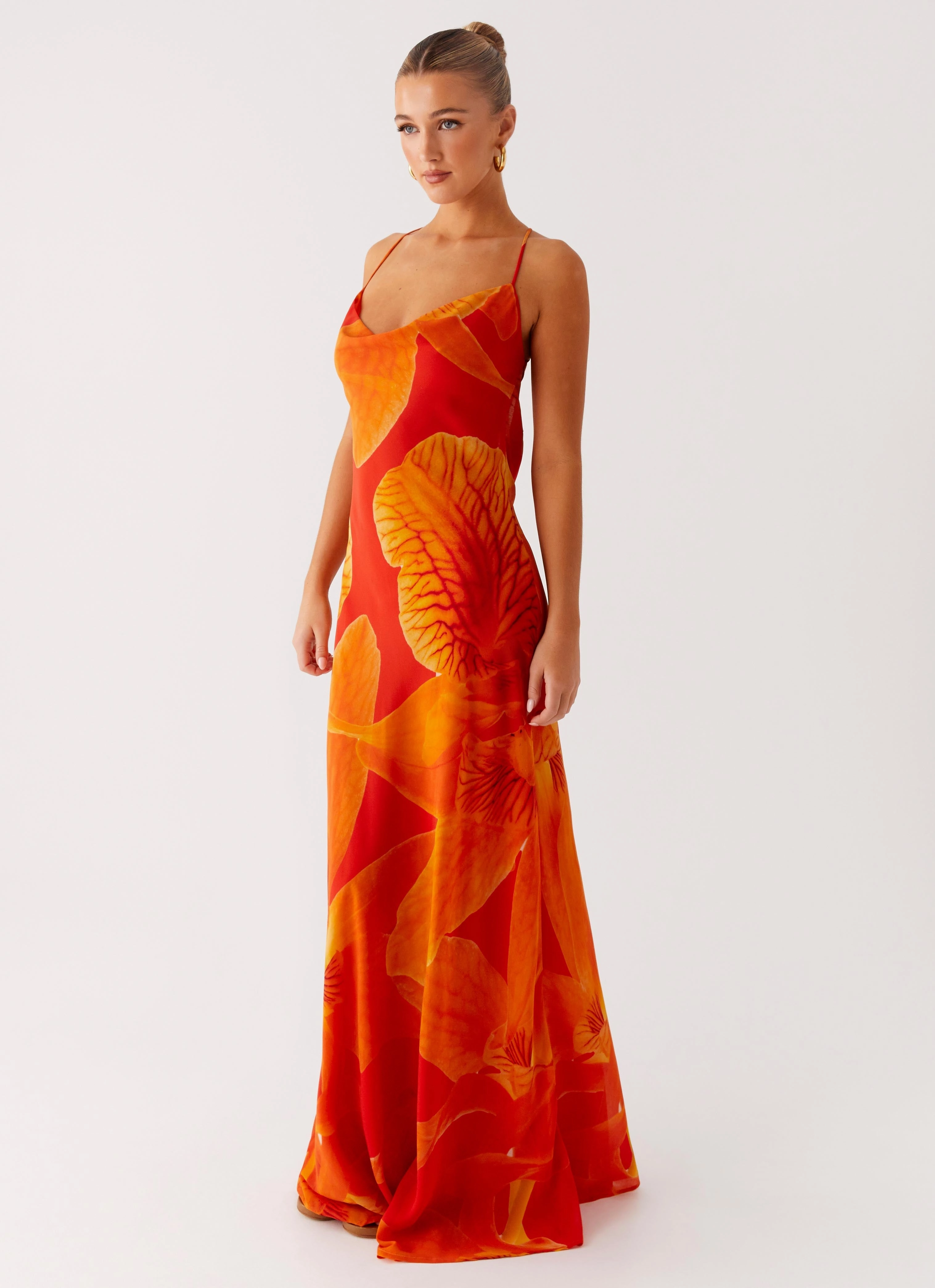 Travel Outerwear Midafternoon Maxi Dress - Serene Orange