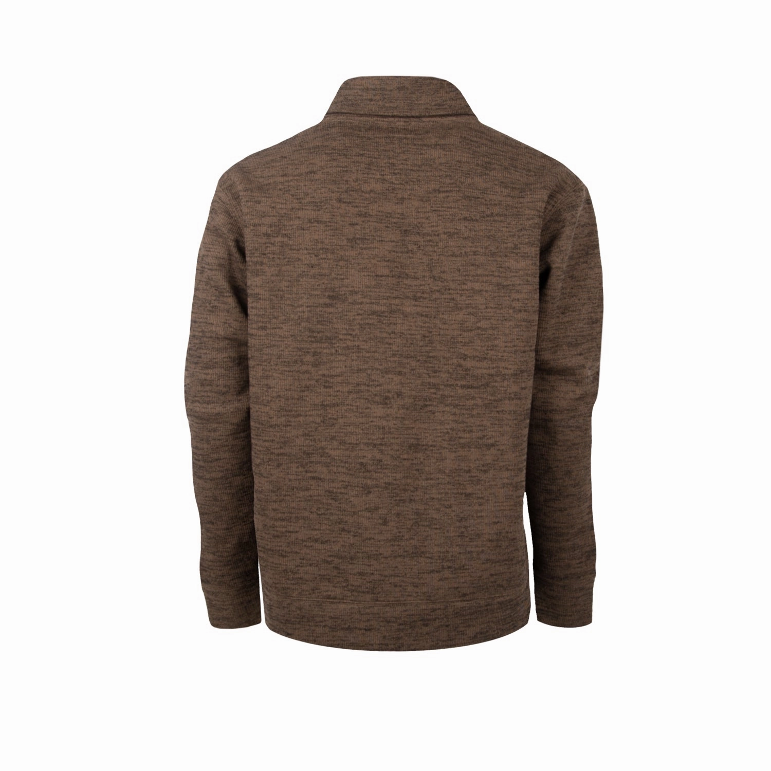 STS Ranchwear Mens Olathe Heather Chocolate 100% Polyester Pullover Sweater Eco Dye Technique