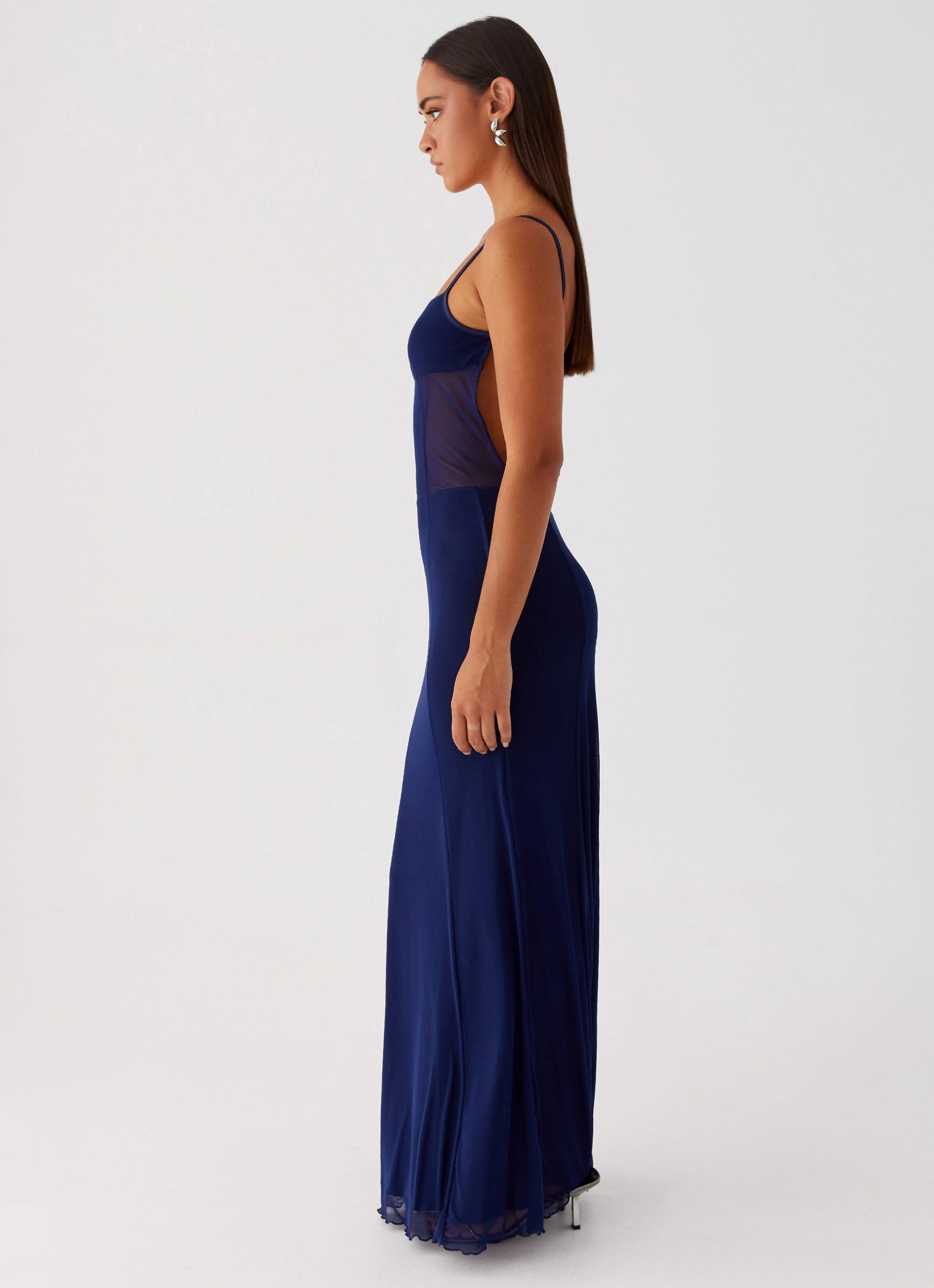 Winter Fashion Miranda Maxi Dress - Navy