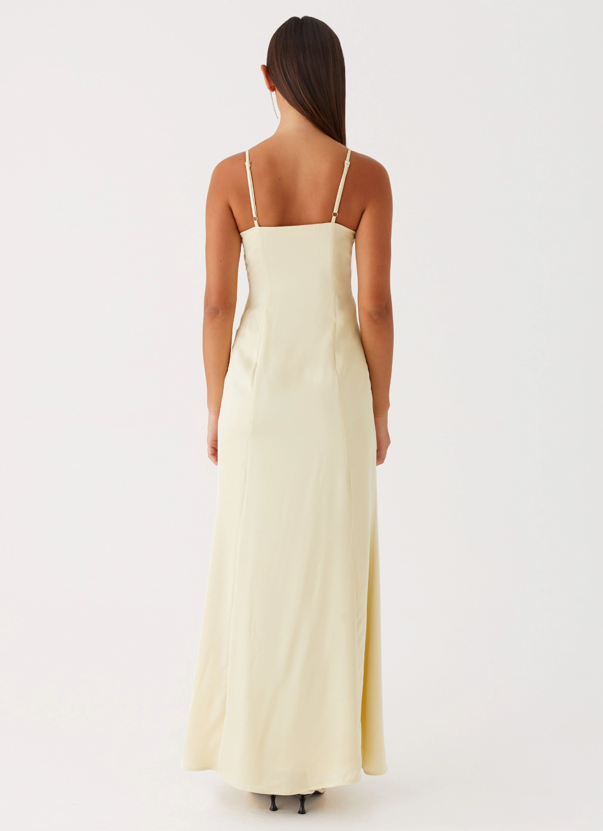 Miss Bloom Maxi Dress - Lemon Long Sleeve Jacket