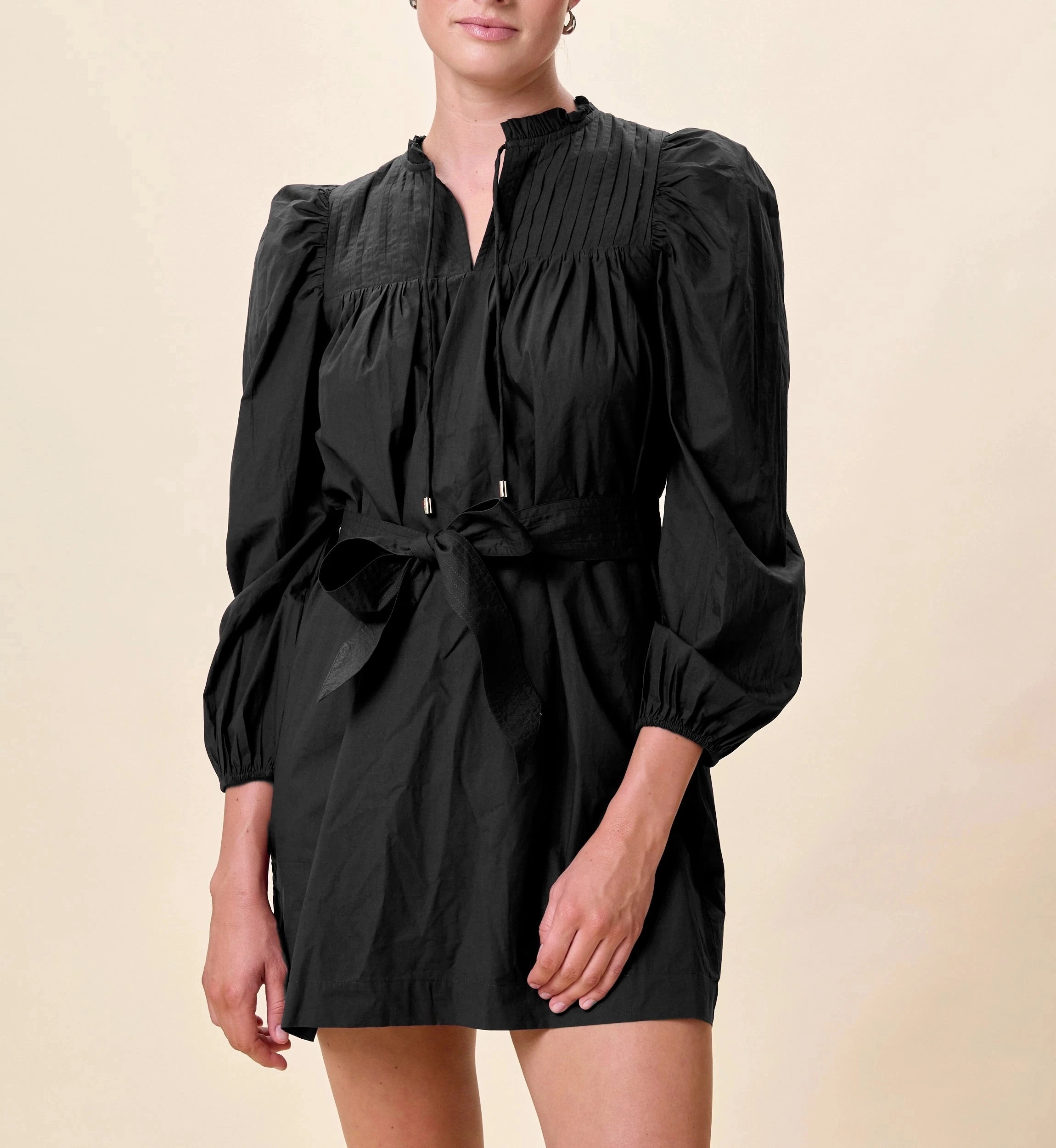 Ivana Mini Dress | Black Comfy Layers