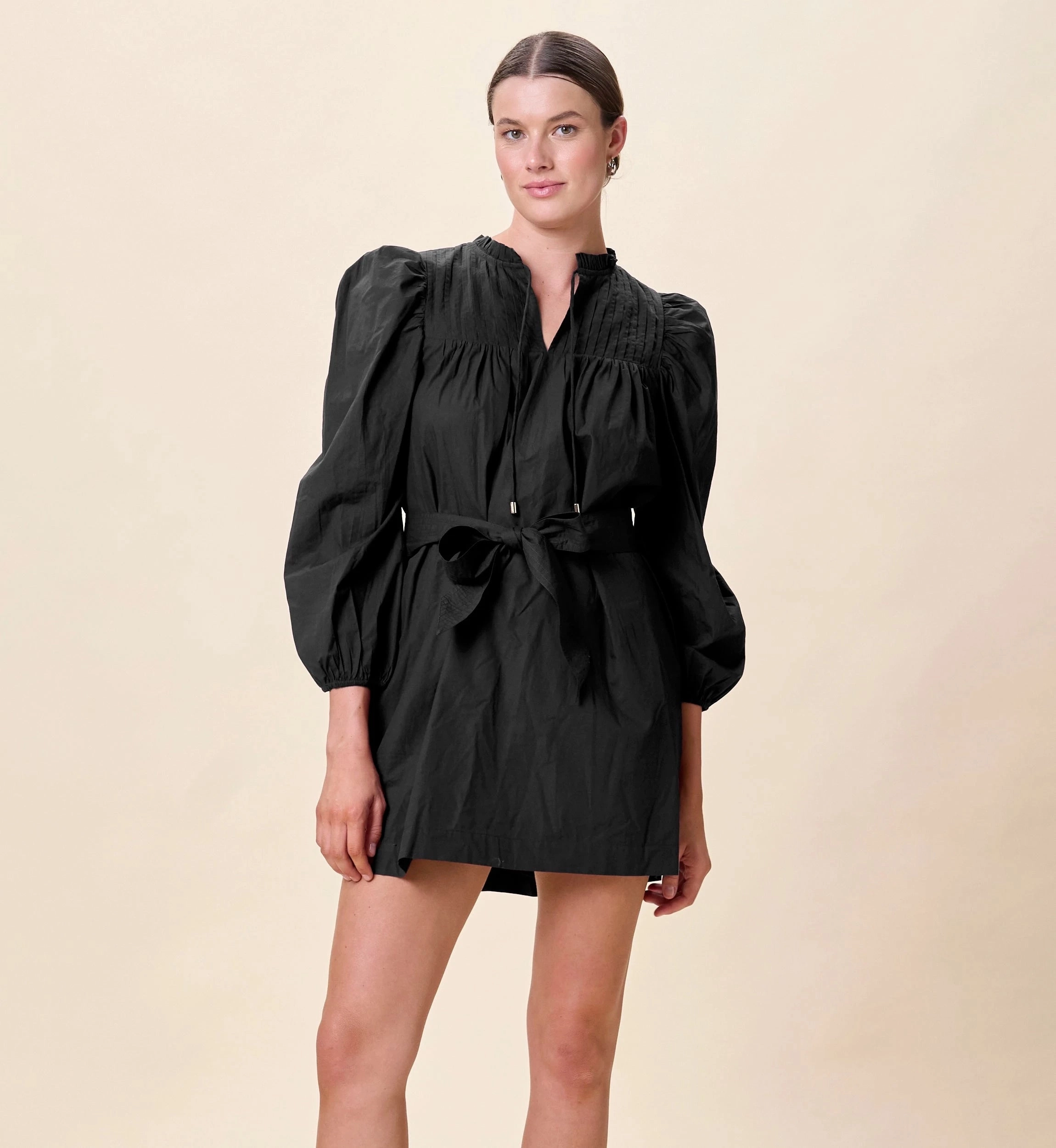 Vacation Vibe Ivana Mini Dress | Black