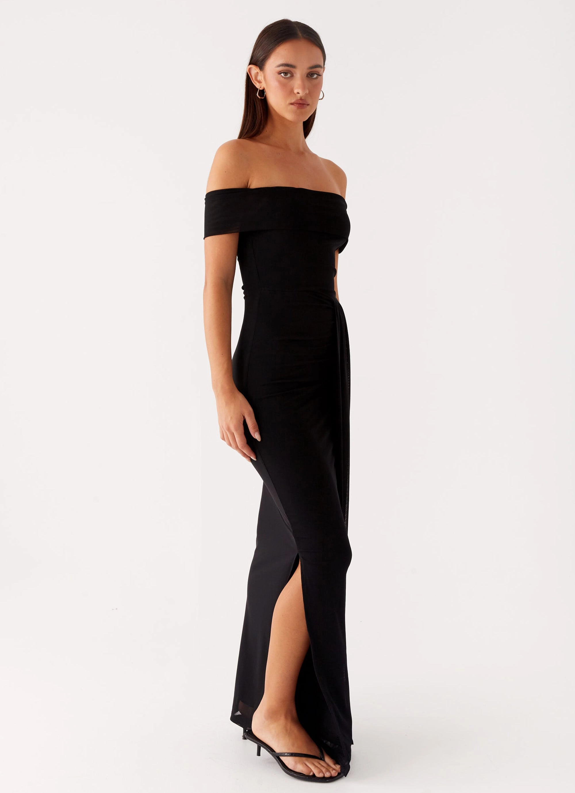 Aileen Maxi Dress - Black Comfortable Layer