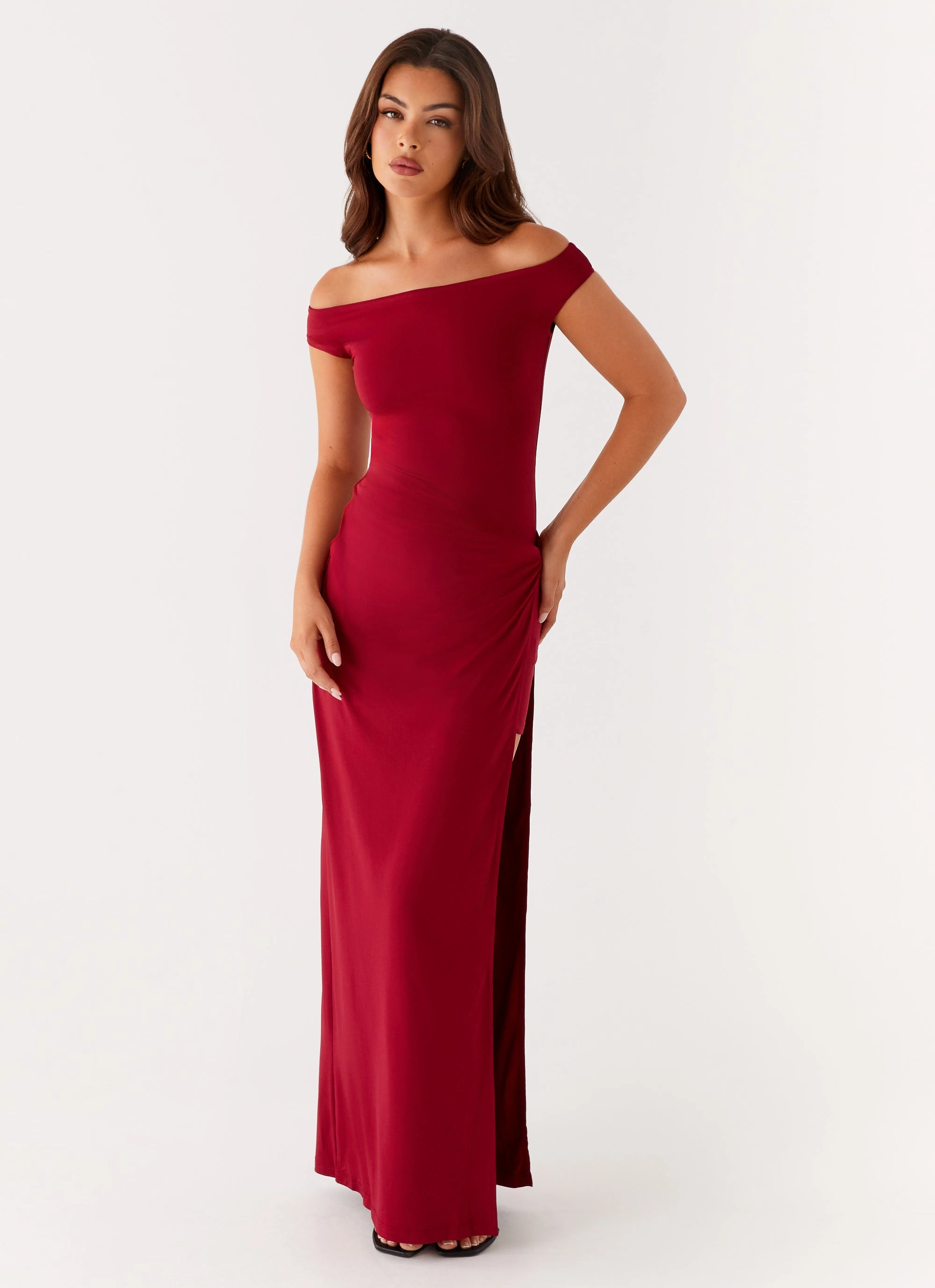 Timeless Soft Amerie Maxi Dress - Maroon