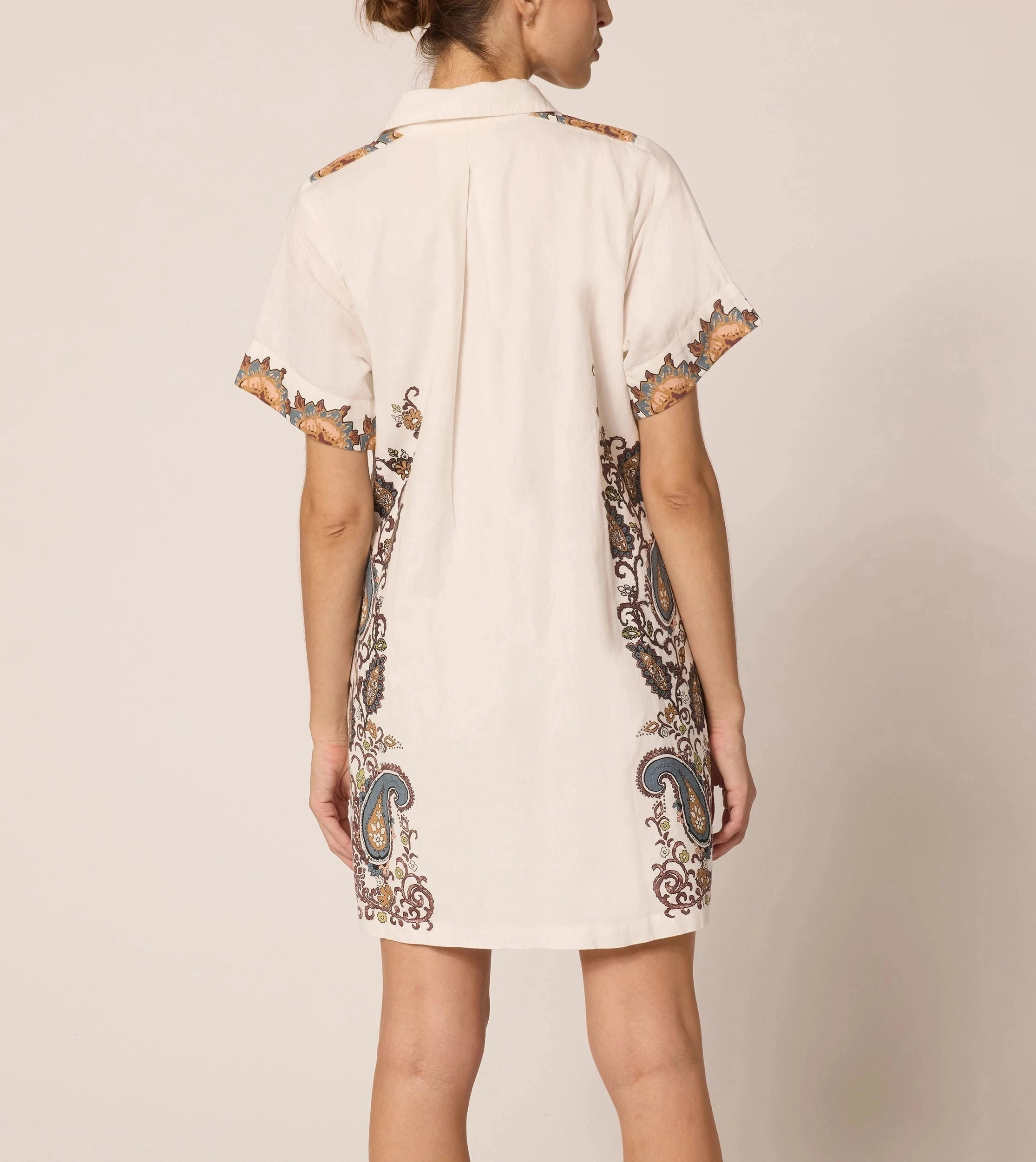 Anahita Mini Dress | Veneto Paisley Timeless Style Wear
