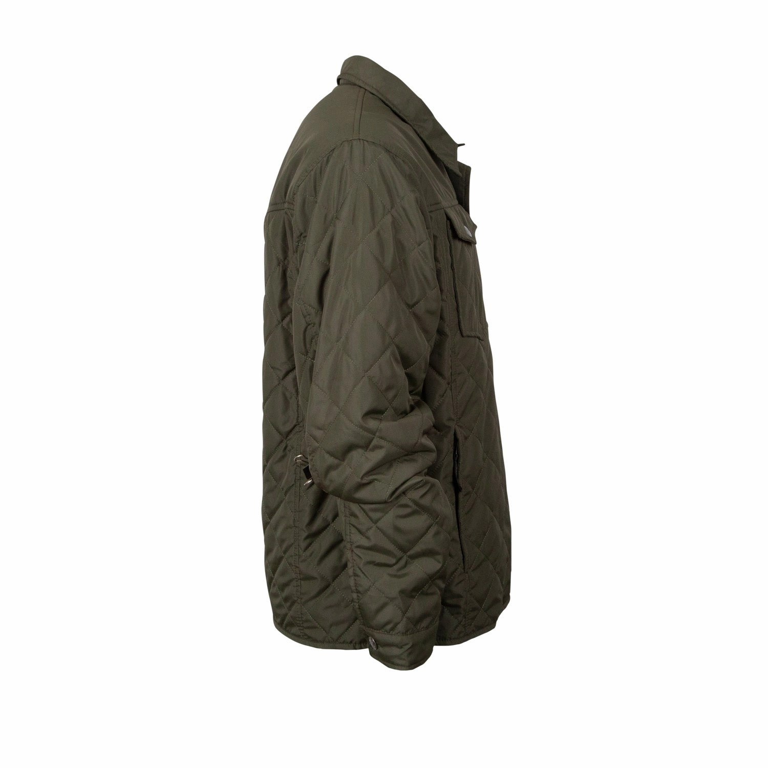 STS Ranchwear Mens Cassidy Olive 100% Polyester Softshell Jacket Knee Length